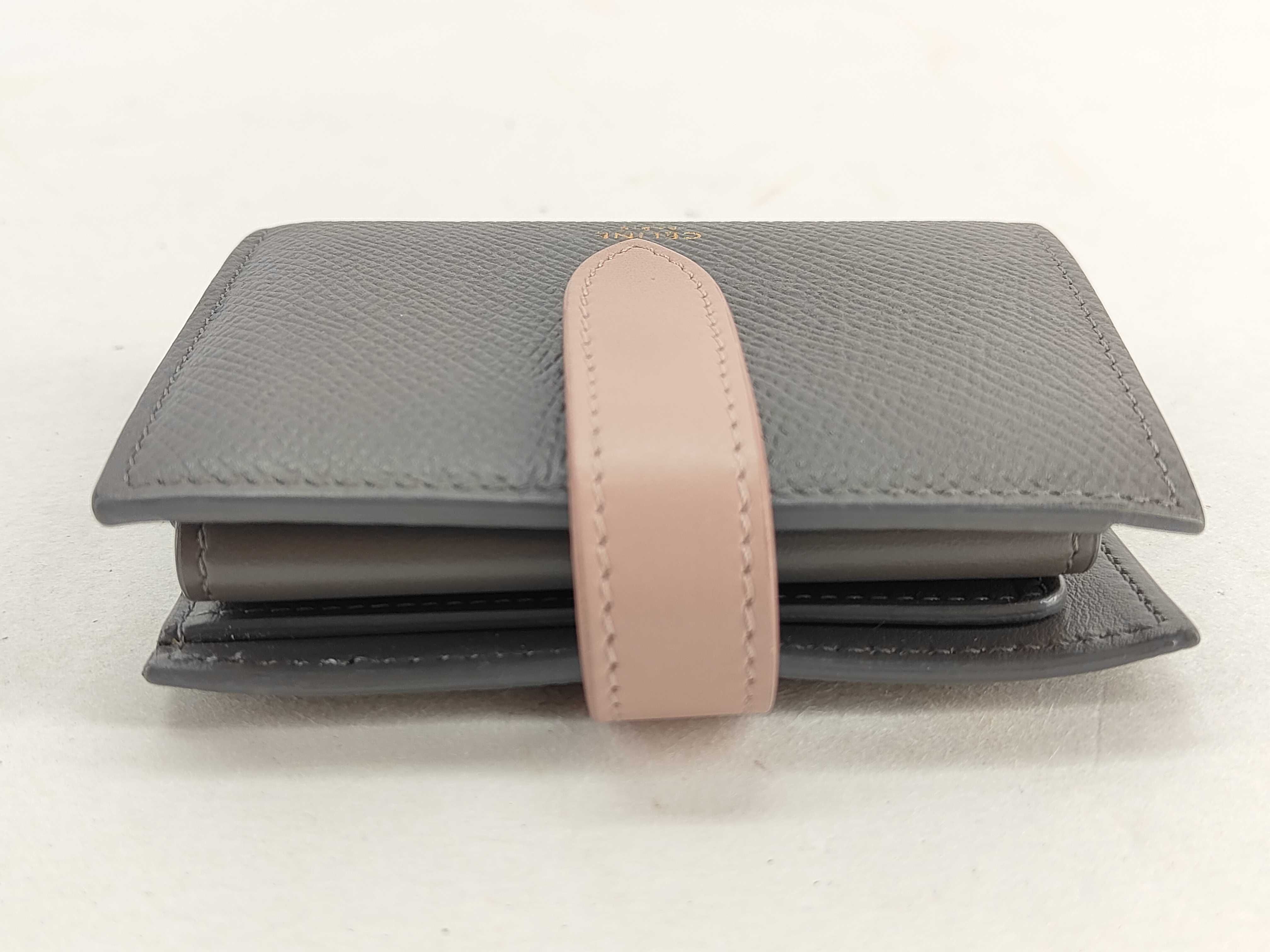 Small Strap Two-Tone Leather Wallet — view 6