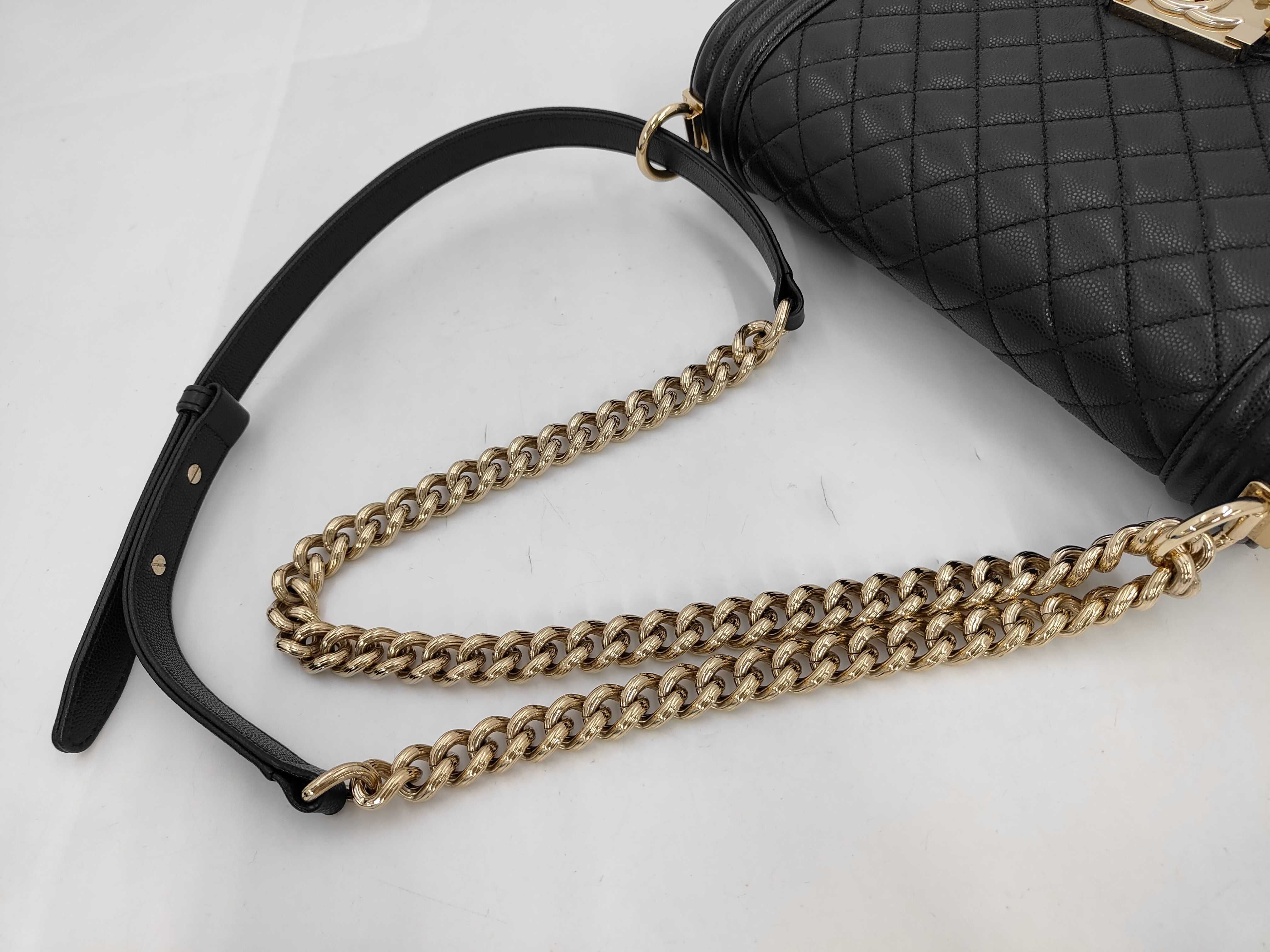Boy Chanel 25, Gold Hardware, Serial No. 23, Card Seal, Dust Bag, Shoulder Bag — view 4