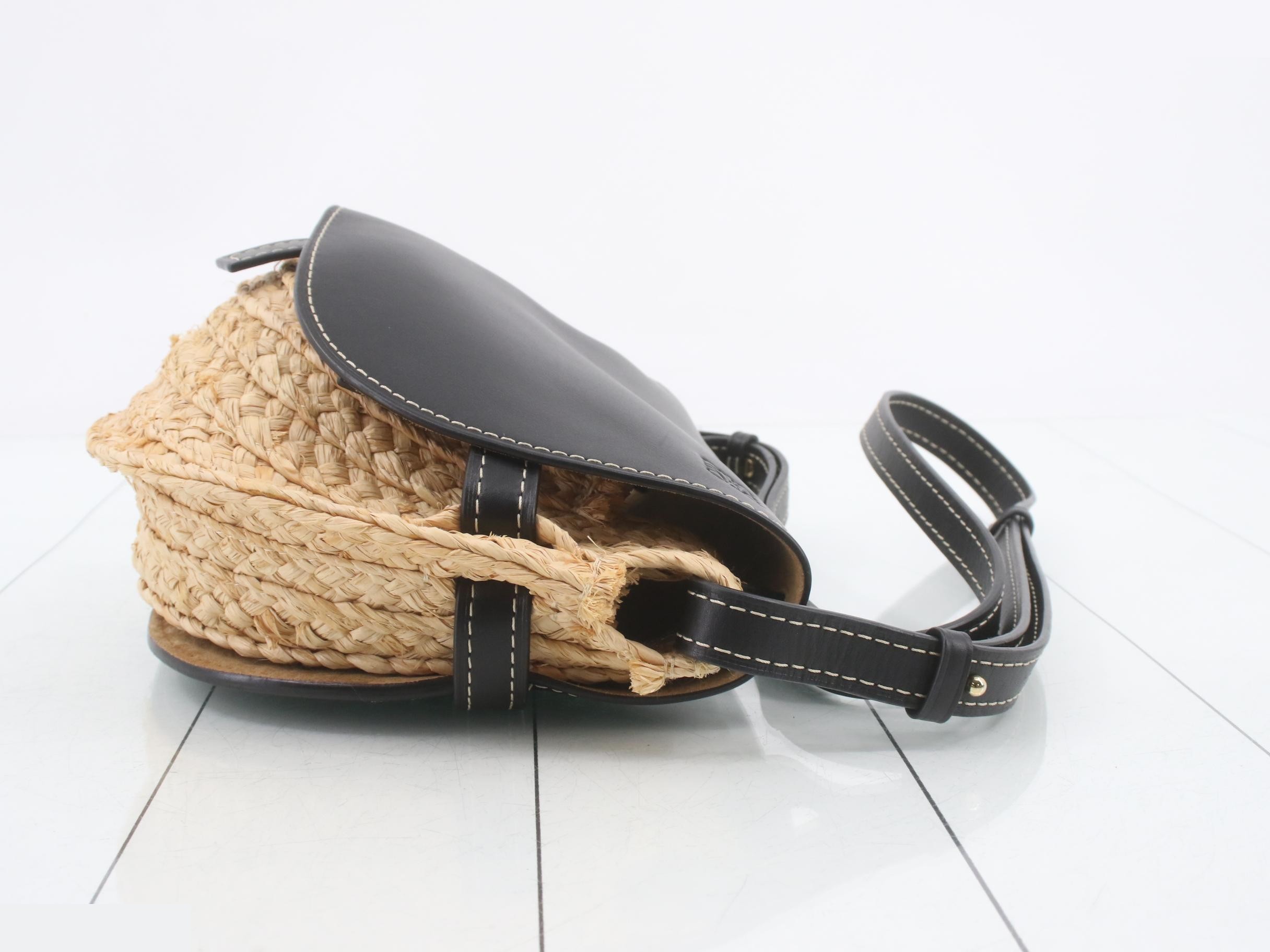 Gate Raffia Shoulder Bag — view 3