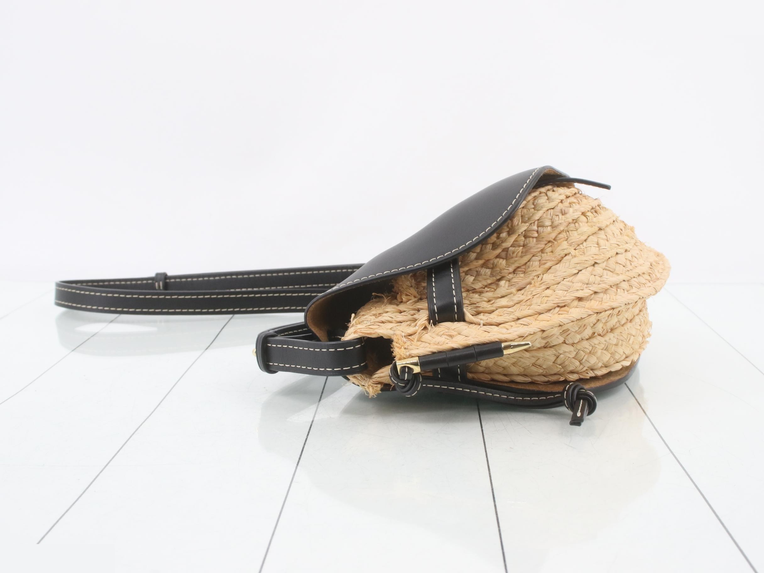 Gate Raffia Shoulder Bag — view 4