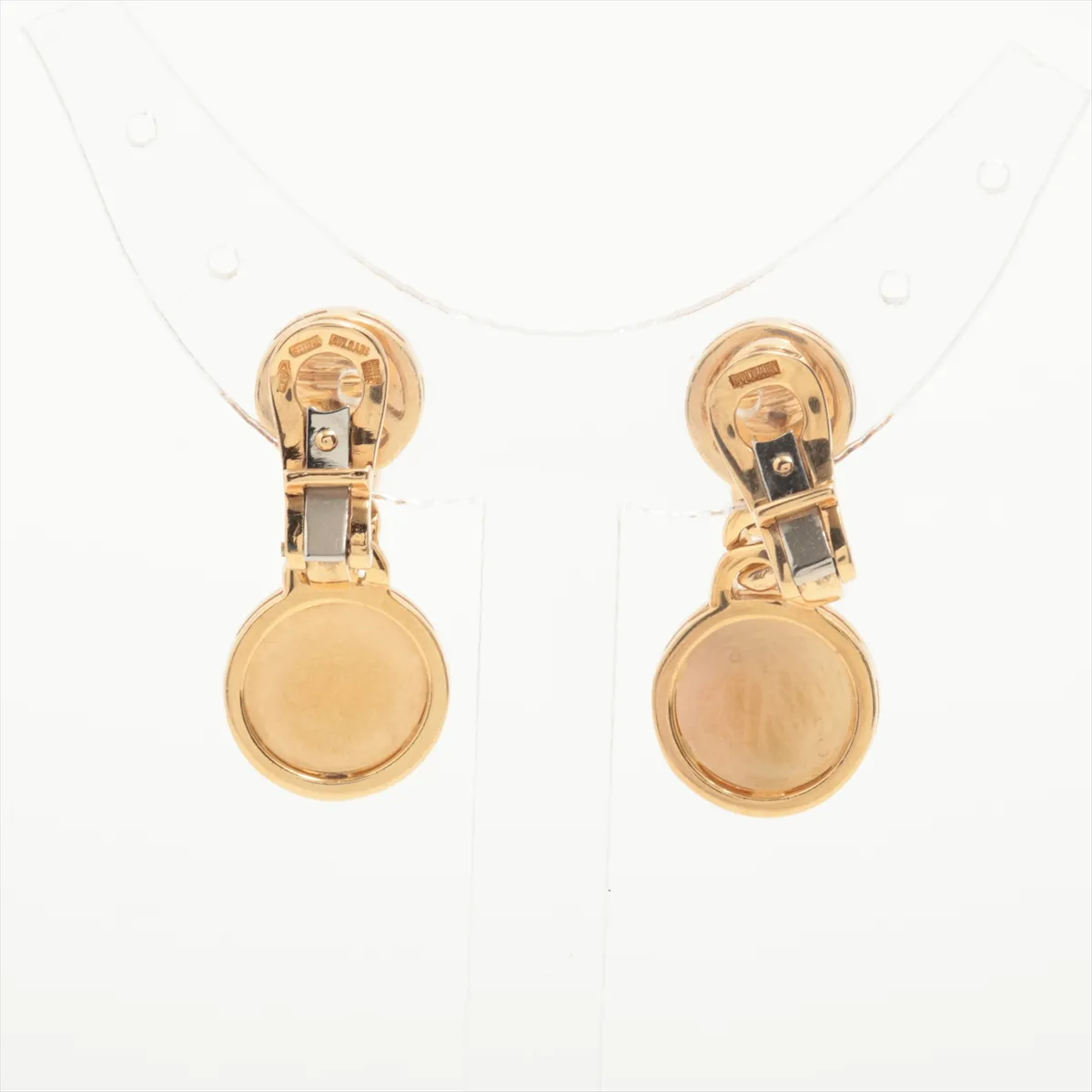 Colored Stone Earrings, 750 (YG), 15.8g. — view 2