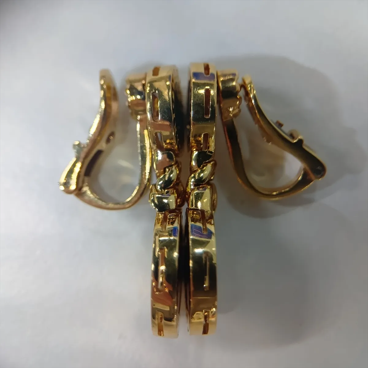 Colored Stone Earrings, 750 (YG), 15.8g. — view 6