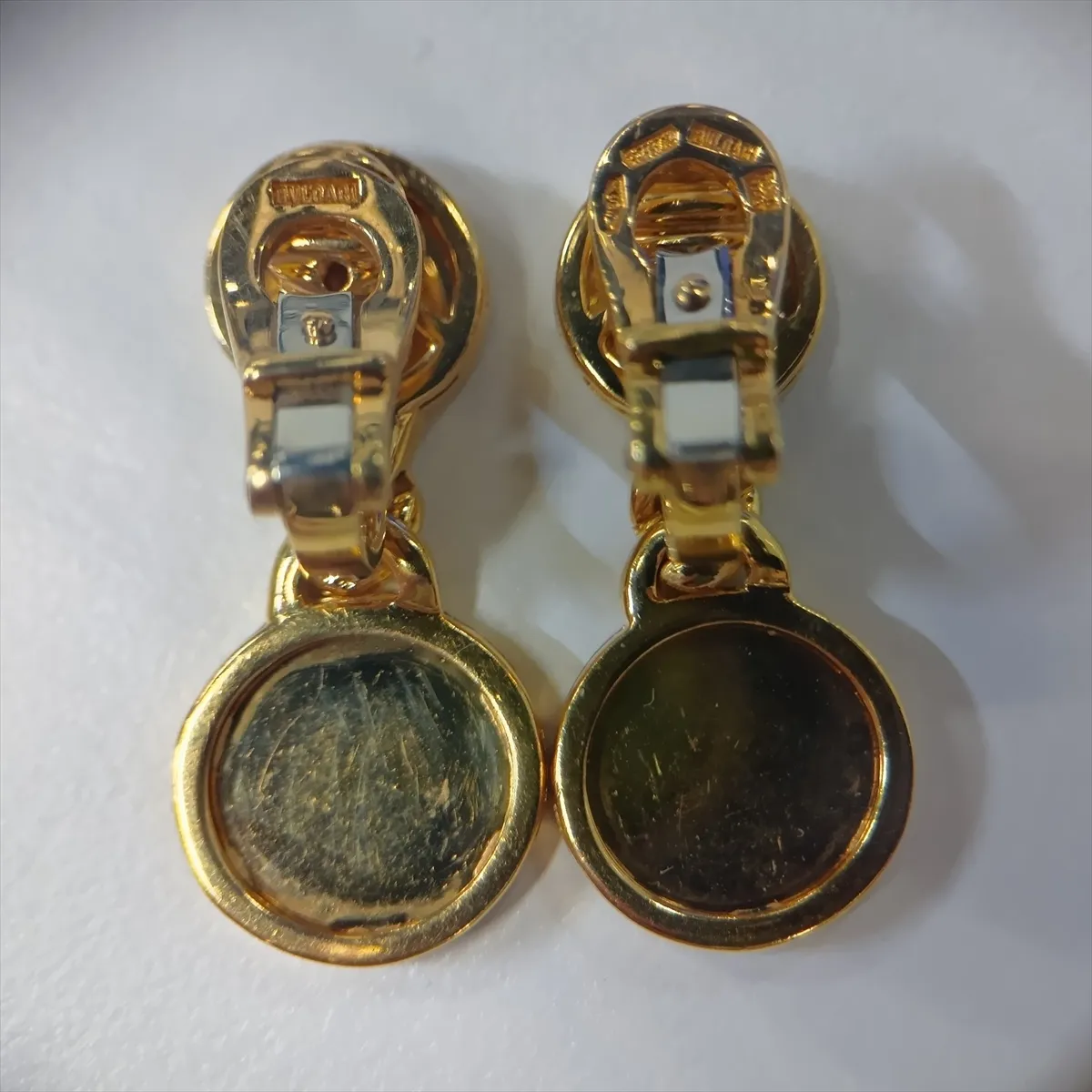 Colored Stone Earrings, 750 (YG), 15.8g. — view 7