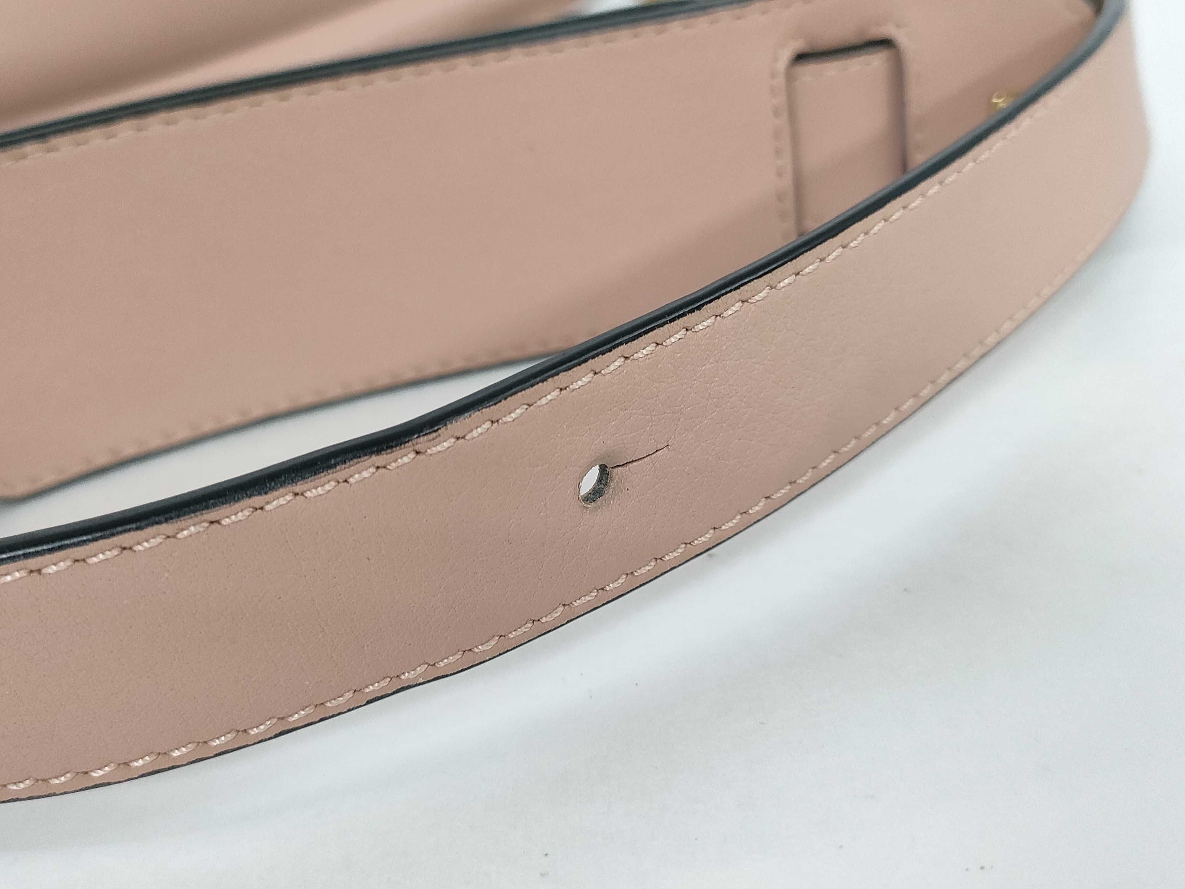 Puzzle Bag, Calfskin x Suede, Pink Shoulder Bag — view 7