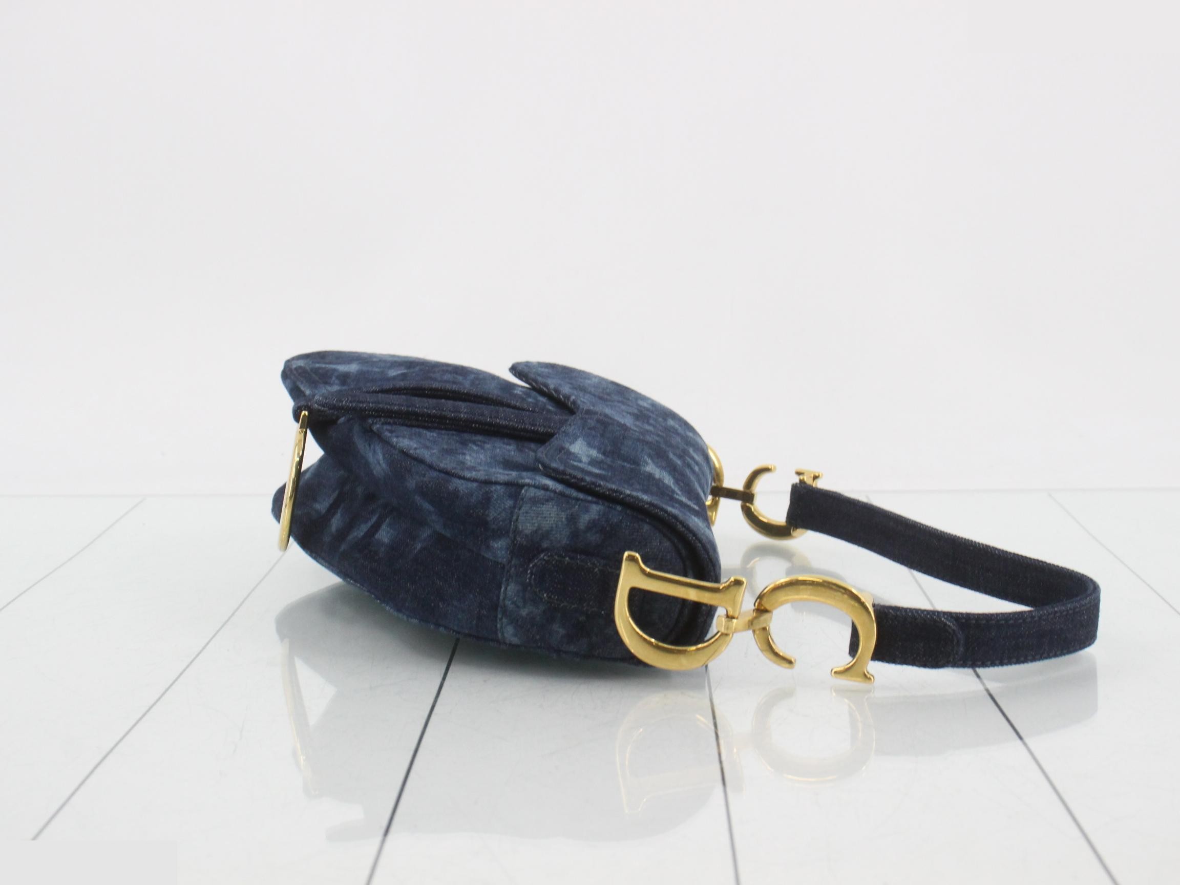 Desaddle Bag - Flower Print Denim 2-Way One-Shoulder Bag — view 3