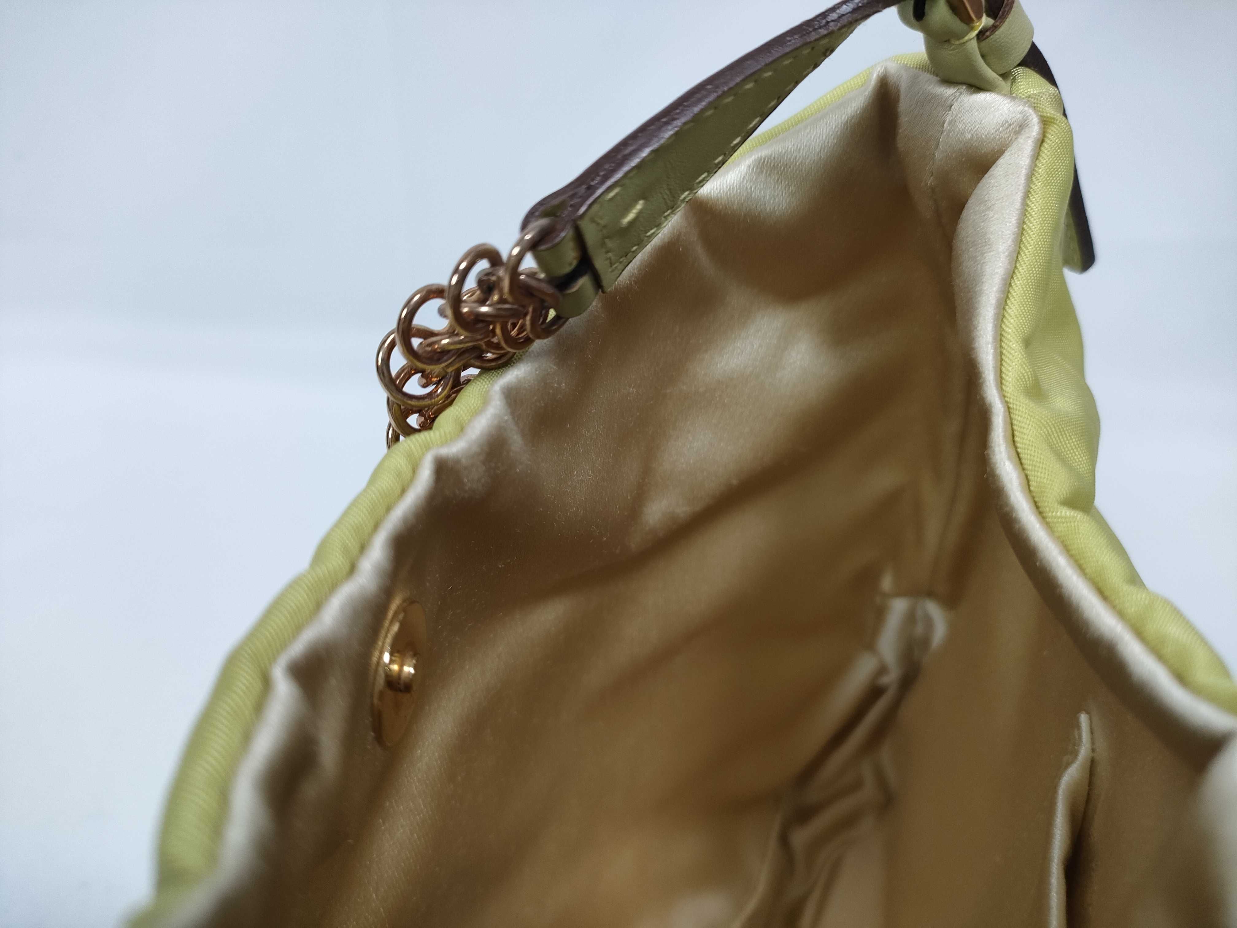 Chain Shoulder Bag, Triangle Logo, Nylon Shoulder Bag — view 13