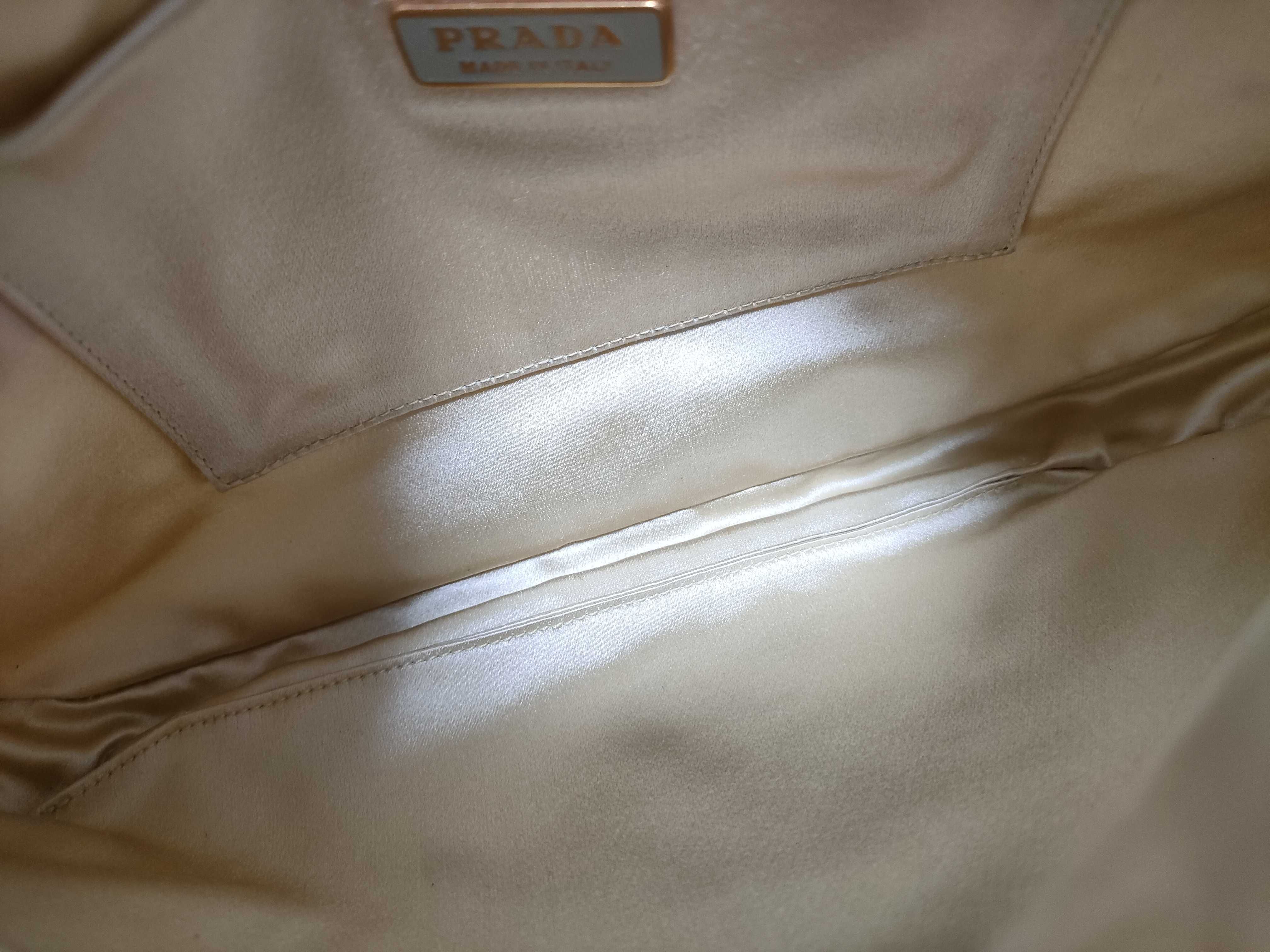 Chain Shoulder Bag, Triangle Logo, Nylon Shoulder Bag — view 14