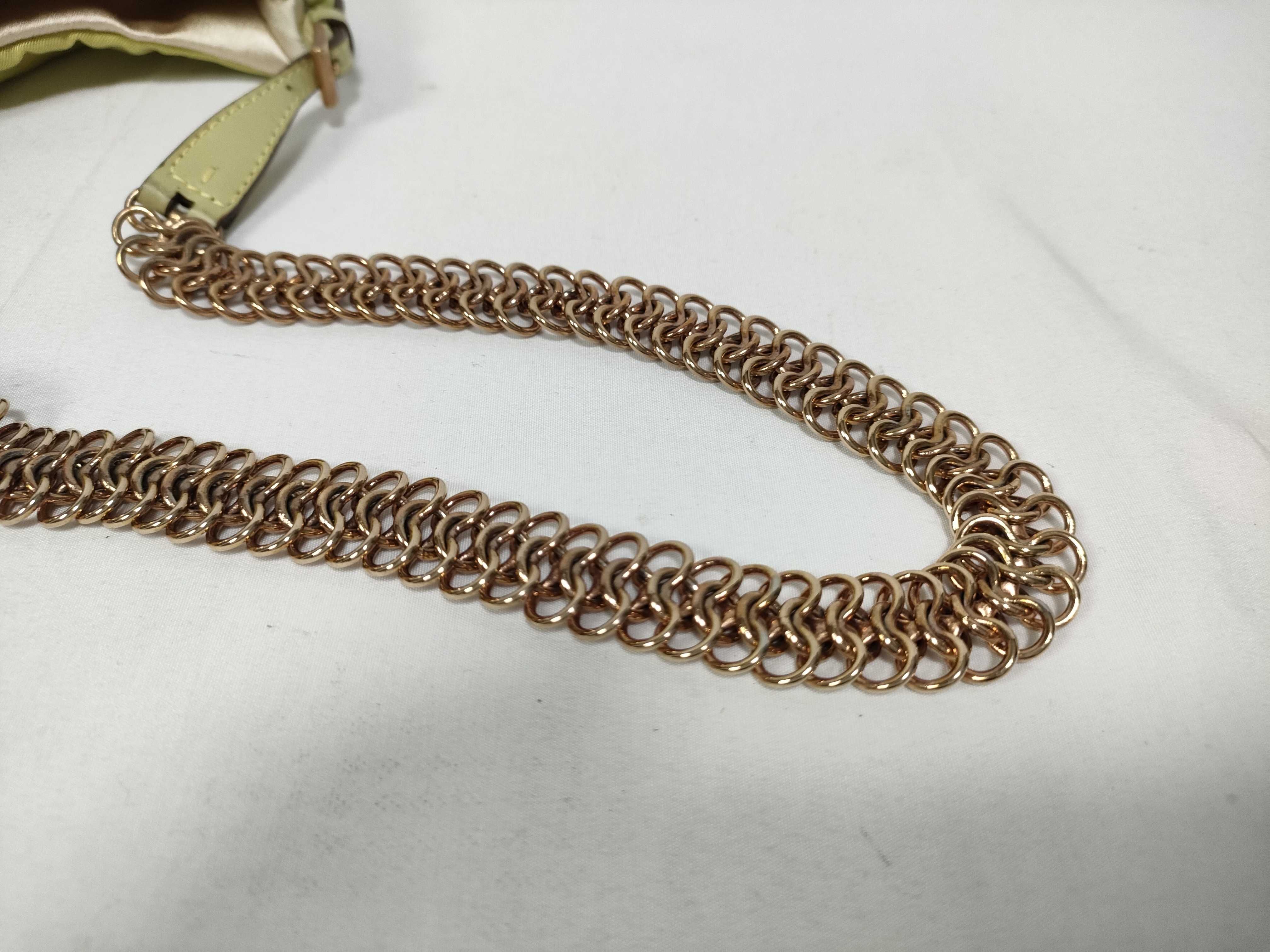 Chain Shoulder Bag, Triangle Logo, Nylon Shoulder Bag — view 9