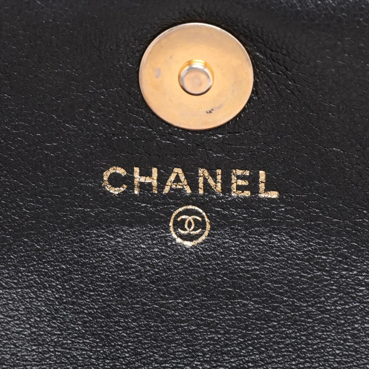 Matelassé Lambskin Waist Pouch, Black with Gold and Silver Hardware, Item Number 31717669 (Serial Number 31) — view 7