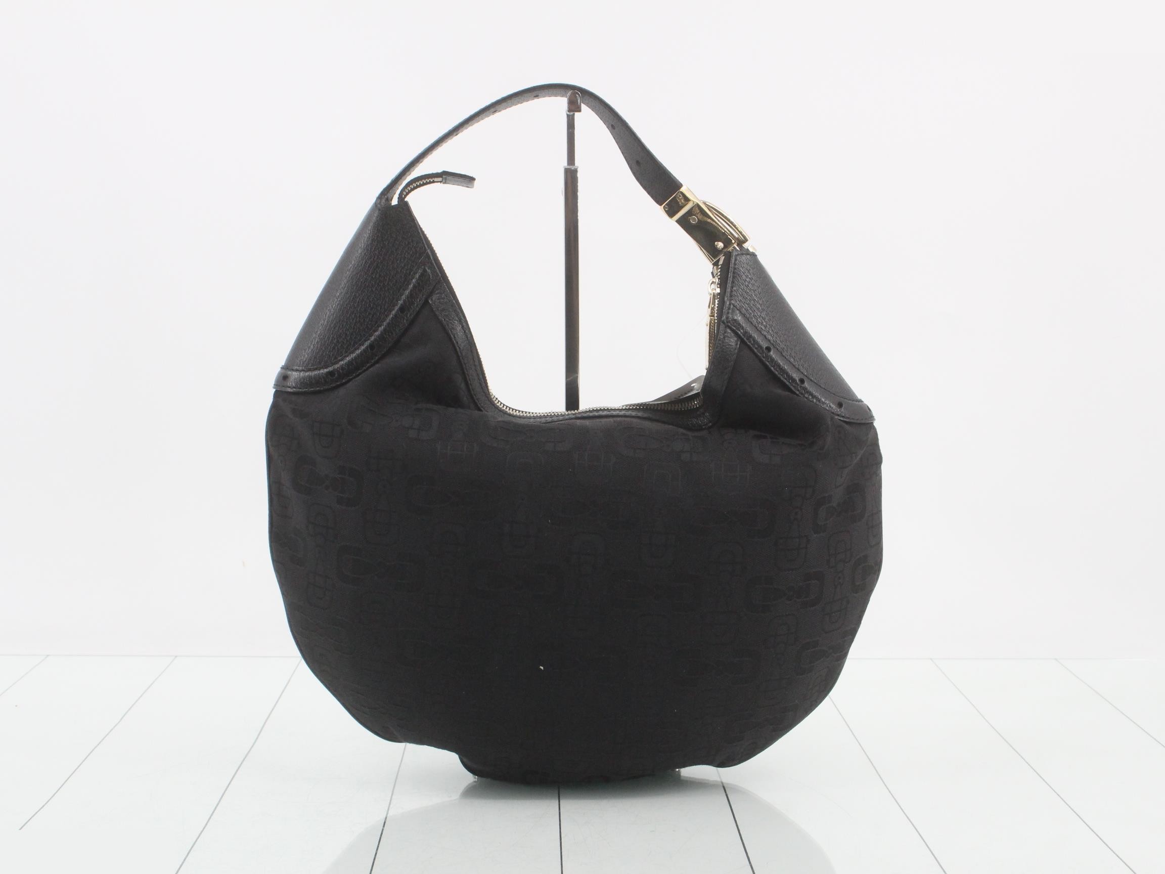 Horsebit pattern hobo shoulder bag — view 2