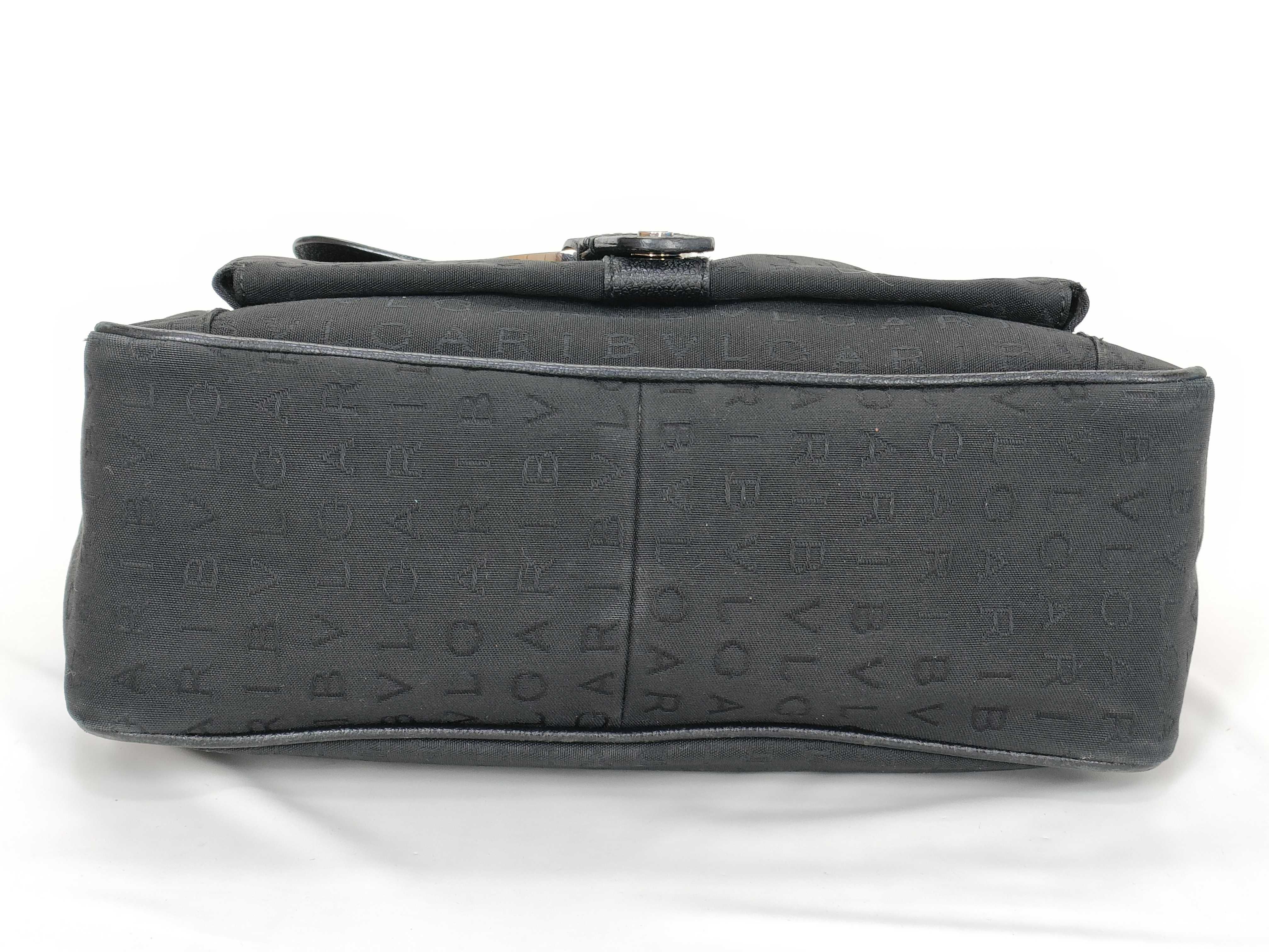 Logomania Black Tote Bag — view 7