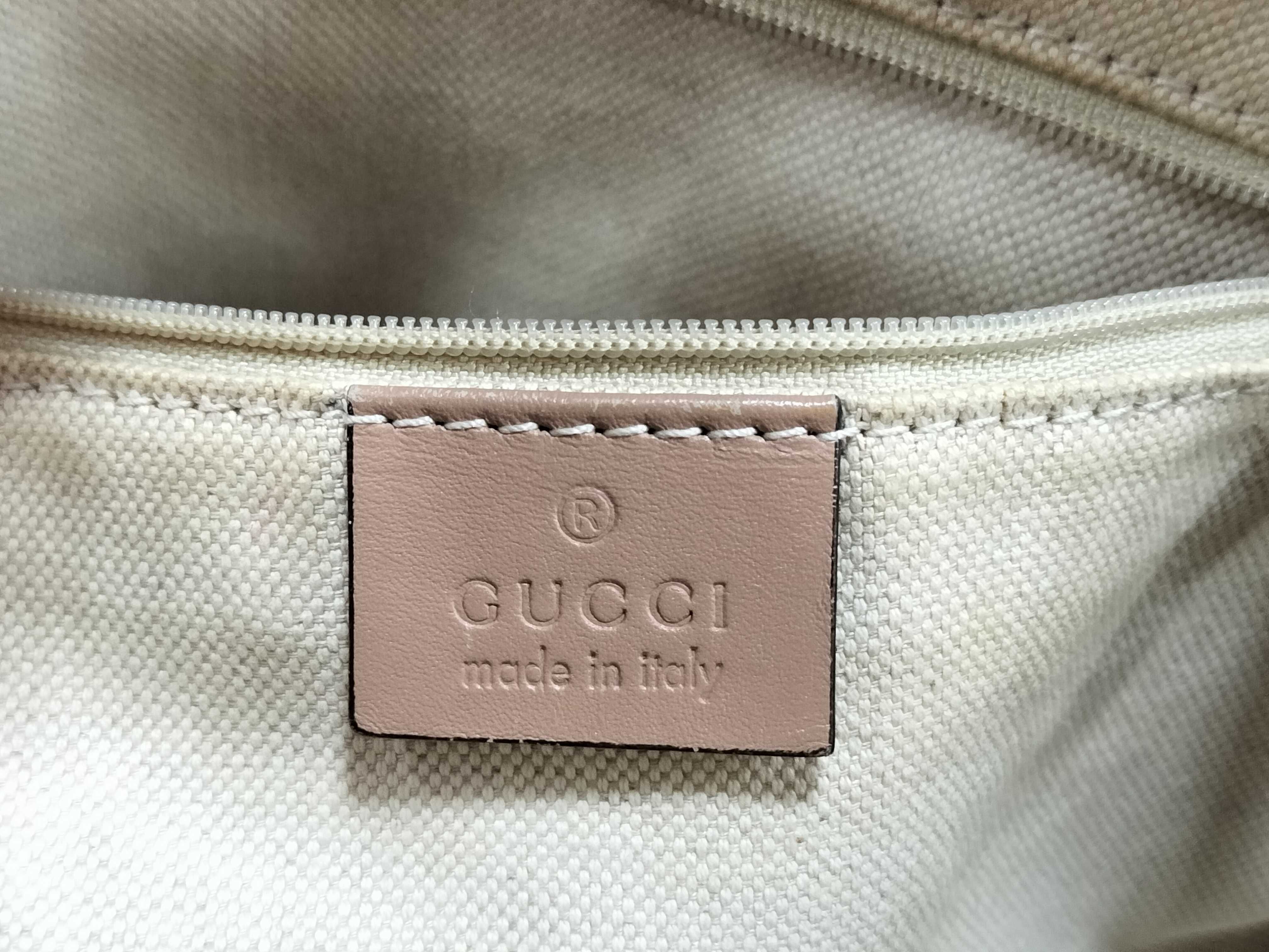 GG Canvas Gucci Handbag Leather Canvas GG Pattern Handbag — view 11