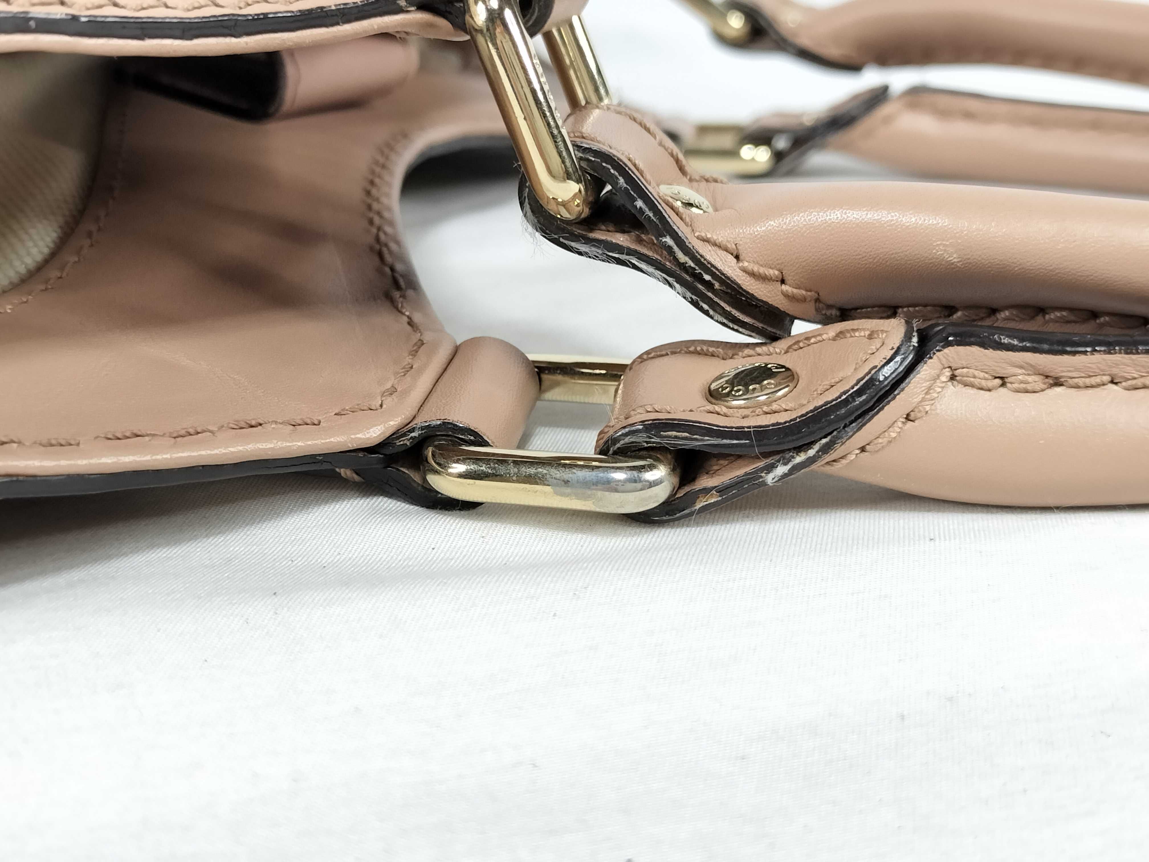GG Canvas Gucci Handbag Leather Canvas GG Pattern Handbag — view 5