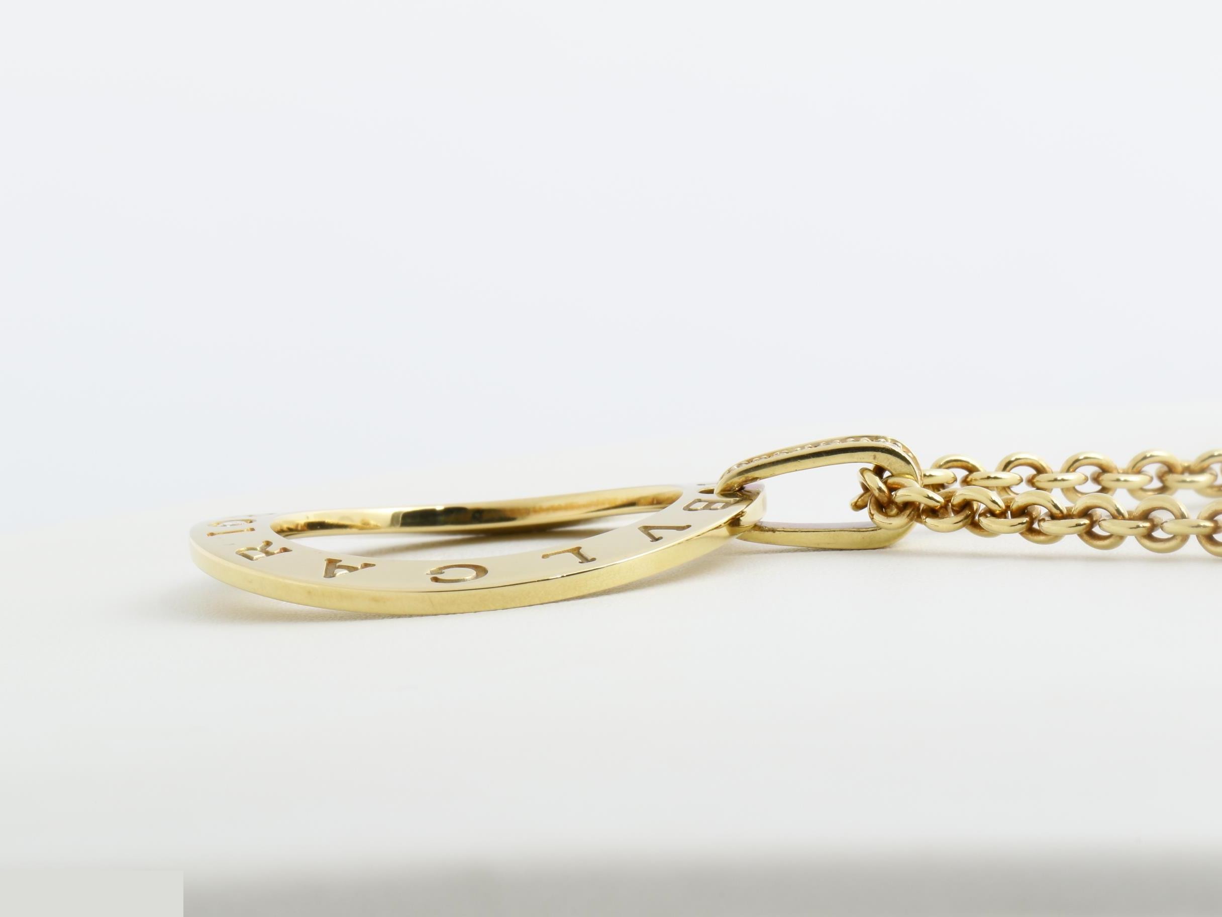 Necklace/Pendant, 750YG, Diamond, 37.9g, Chain approx. 55cm — view 4
