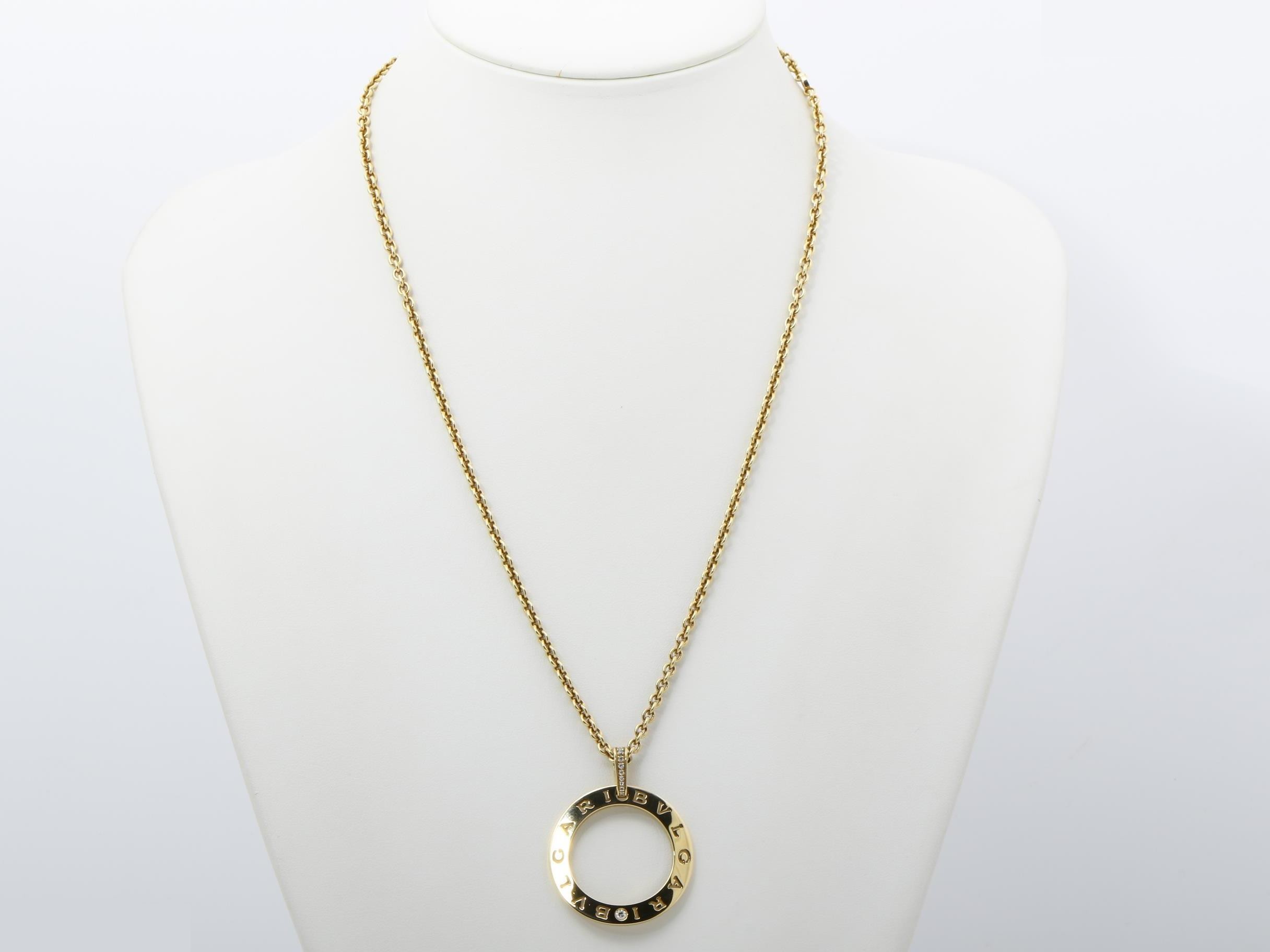 Necklace/Pendant, 750YG, Diamond, 37.9g, Chain approx. 55cm — view 6
