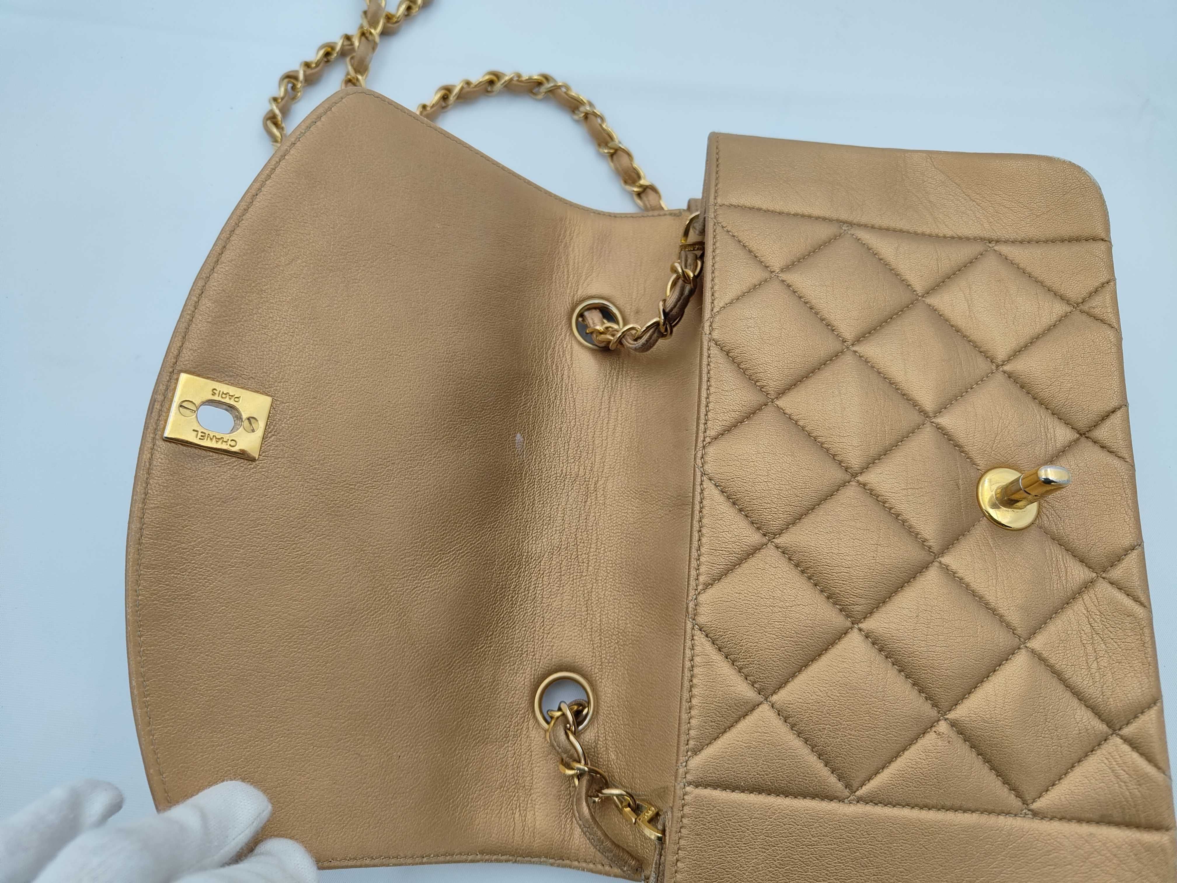 Diana Matelassé Chain Shoulder Lambskin Shoulder Bag — view 13