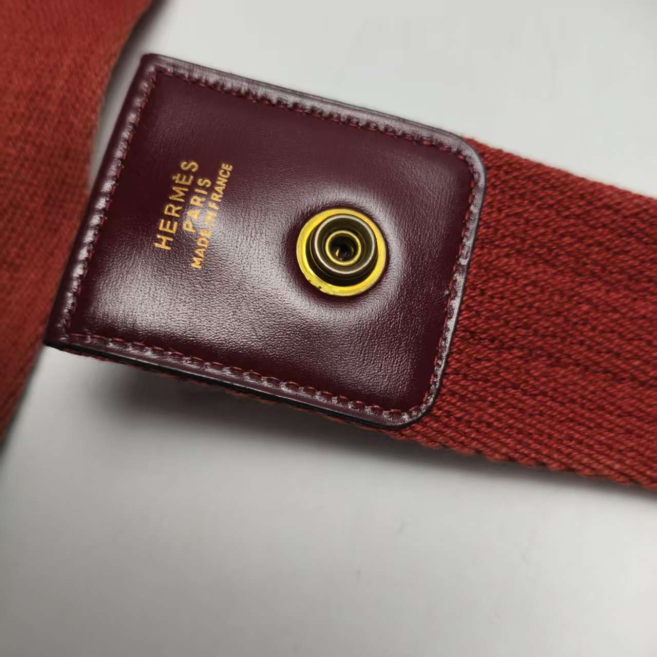 【*Shipped from: China*】HERMES Tsaco Leather R Shoulder Bag — view 10