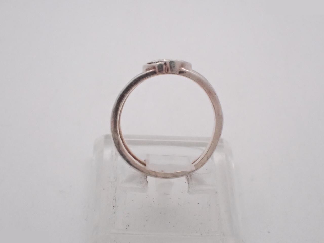 Interlocking G Ring, 925 Sterling Silver, Size #6, Approx. 2.1g — view 3