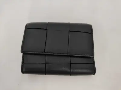 750245 V3UO1 Maxi Intrecciato Compact Wallet