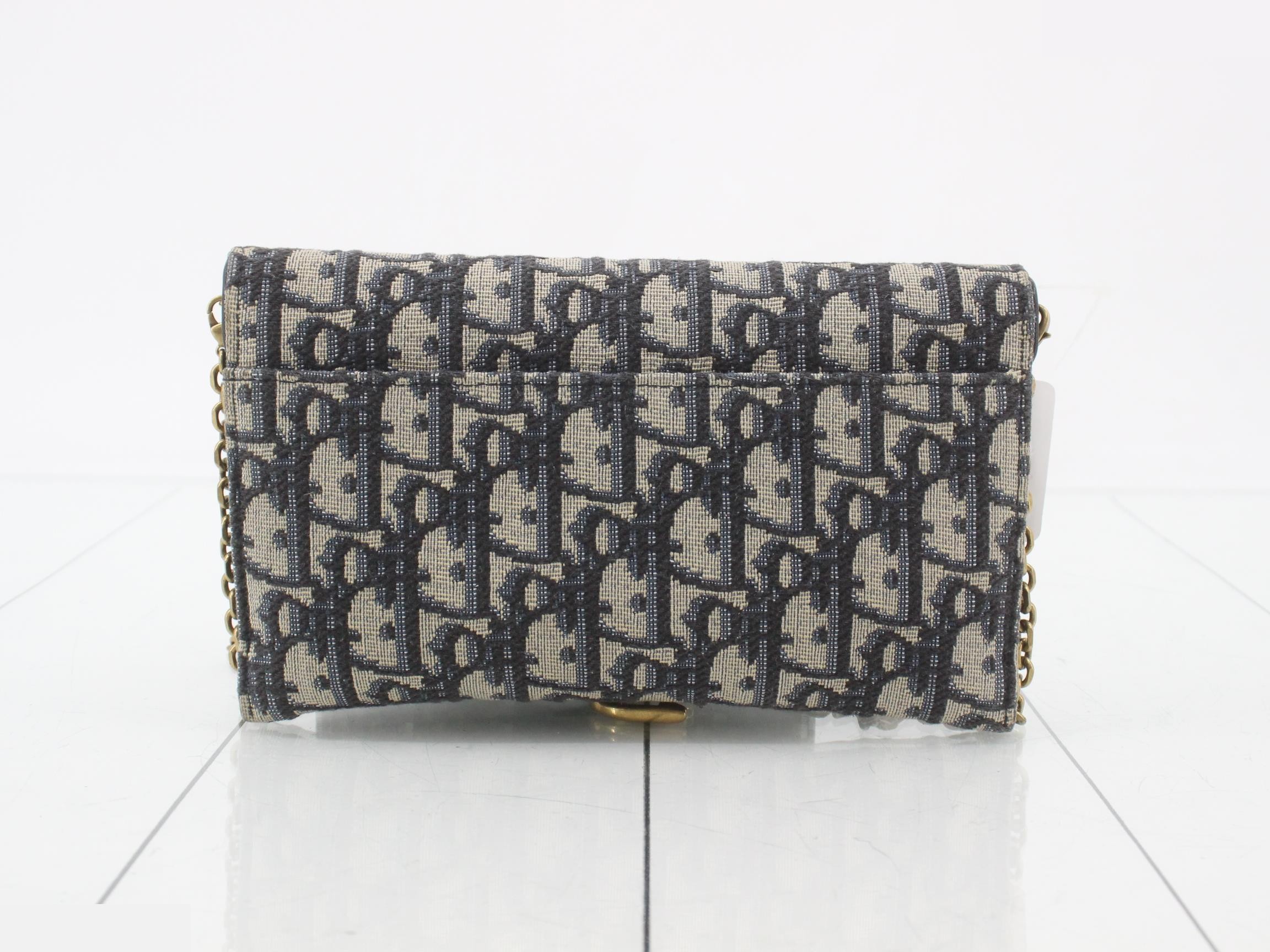 Trotter Oblique Saddle Chain Shoulder Bag — view 2