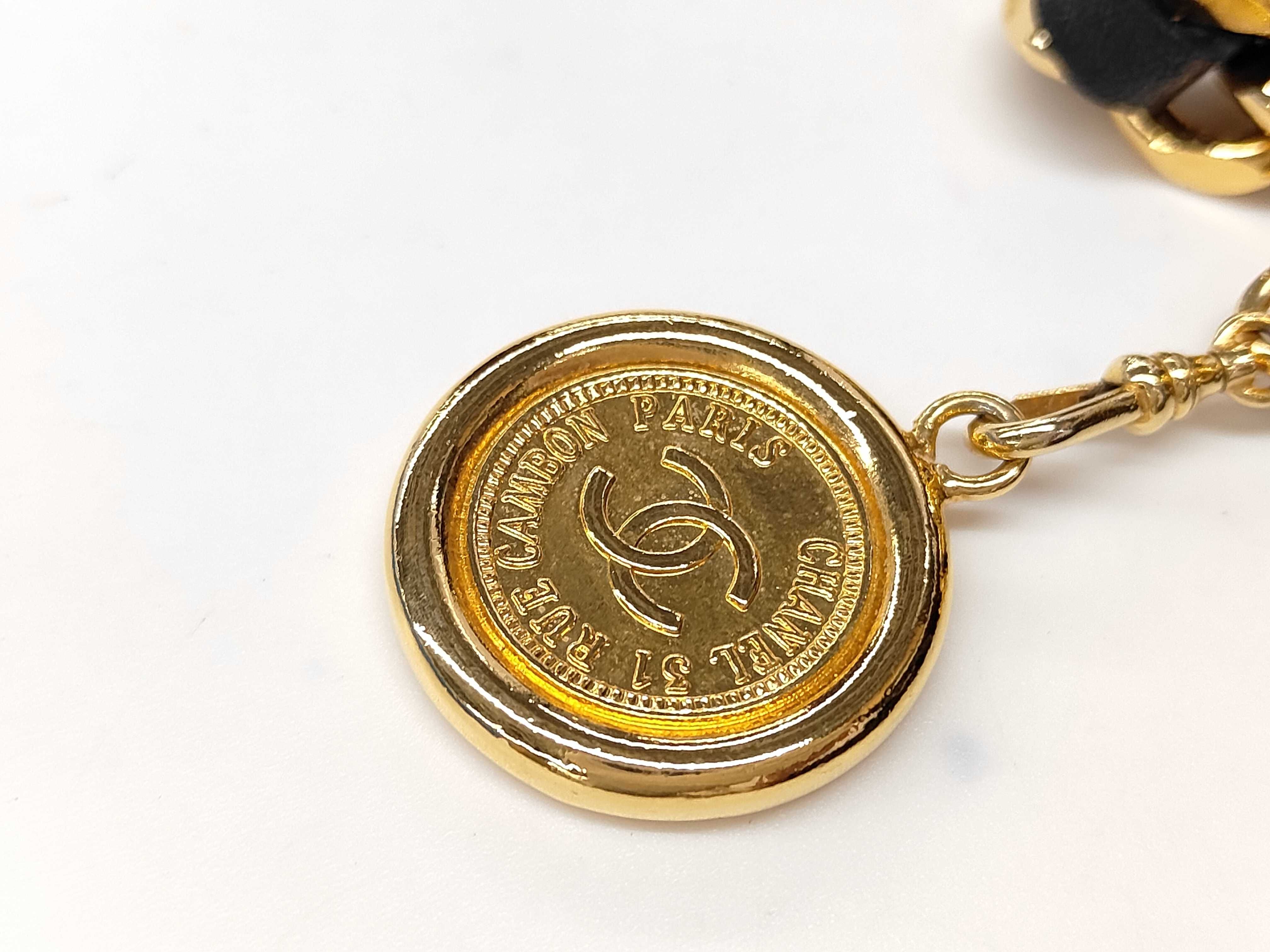 Coco Mark Coin Chain Belt — view 2