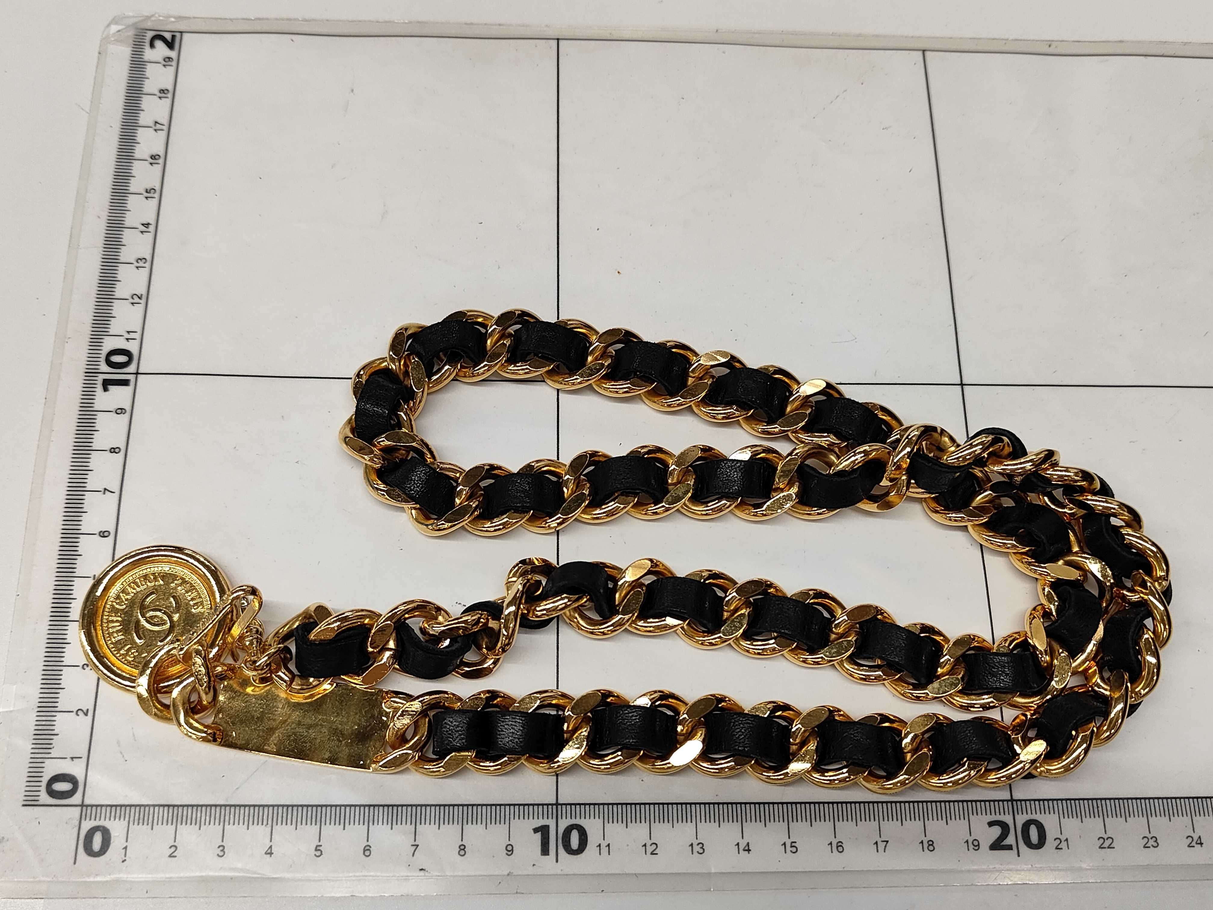 Coco Mark Coin Chain Belt — view 6