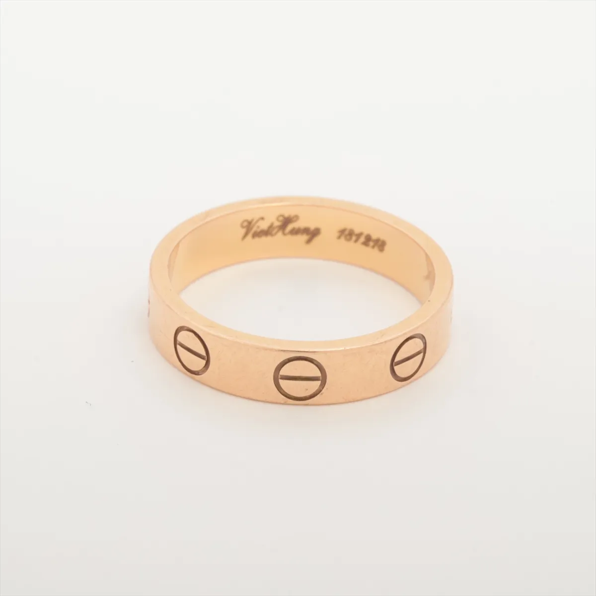 Mini Love Ring, 750 (PG), 2.8g, Size 46, Nameplate, HEZ082, — view 2