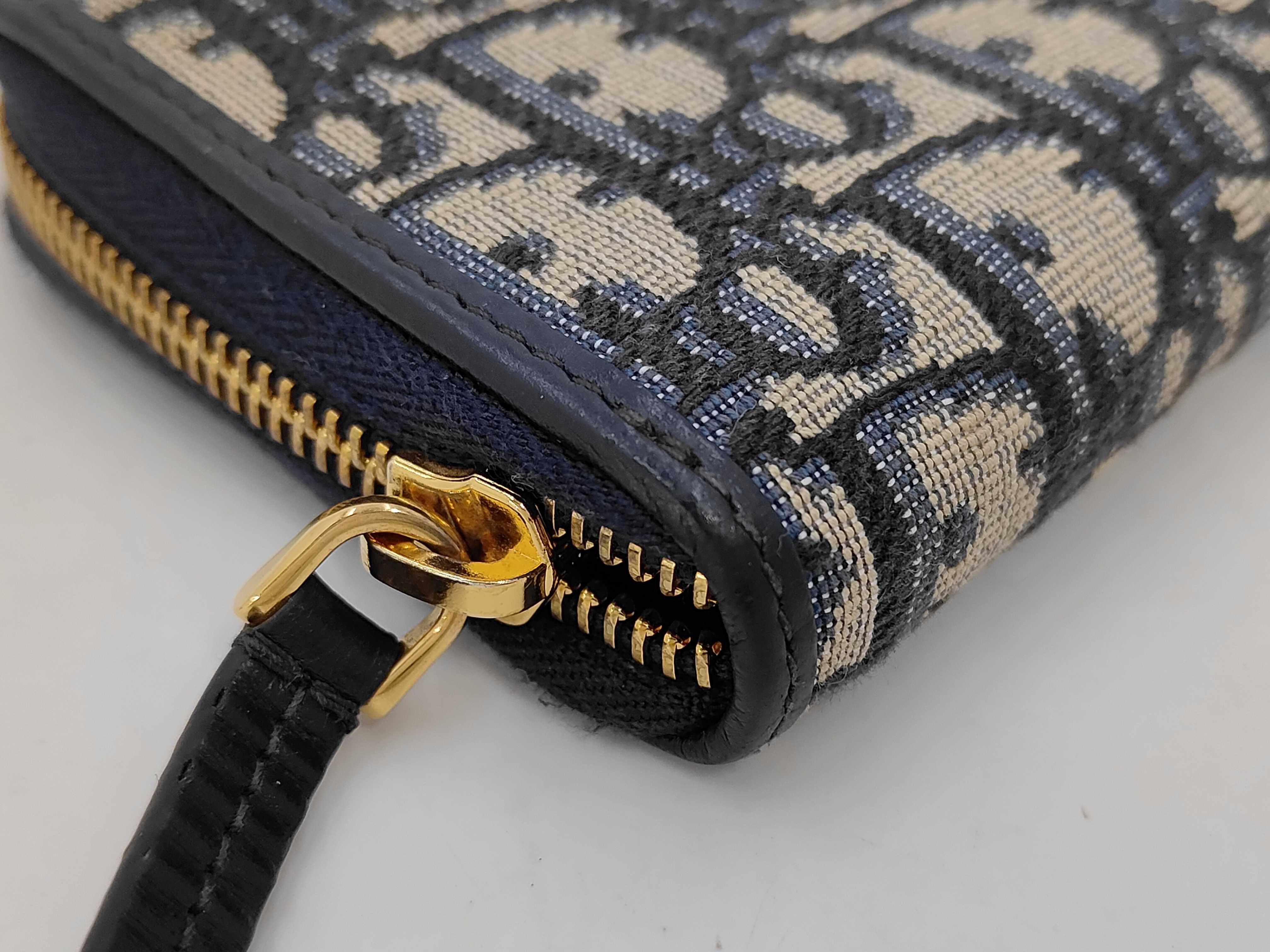 Trotter Dior Oblique Round Zip Long Wallet — view 3
