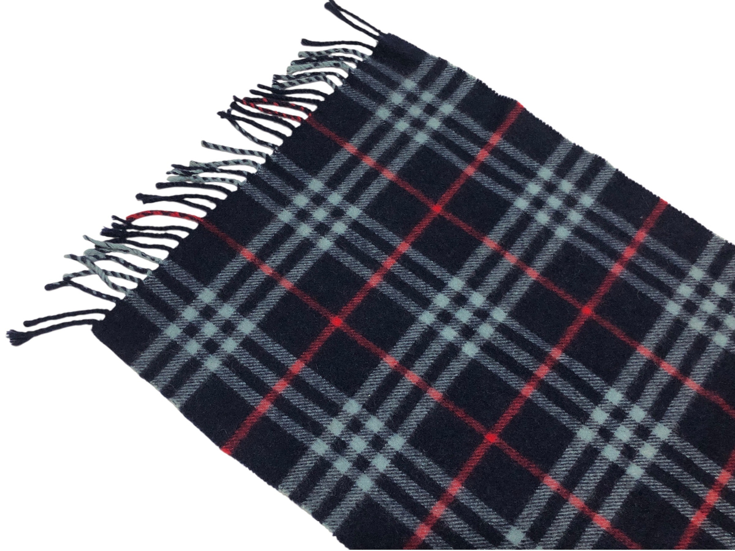 scarf, check pattern, 100% cashmere. — view 11