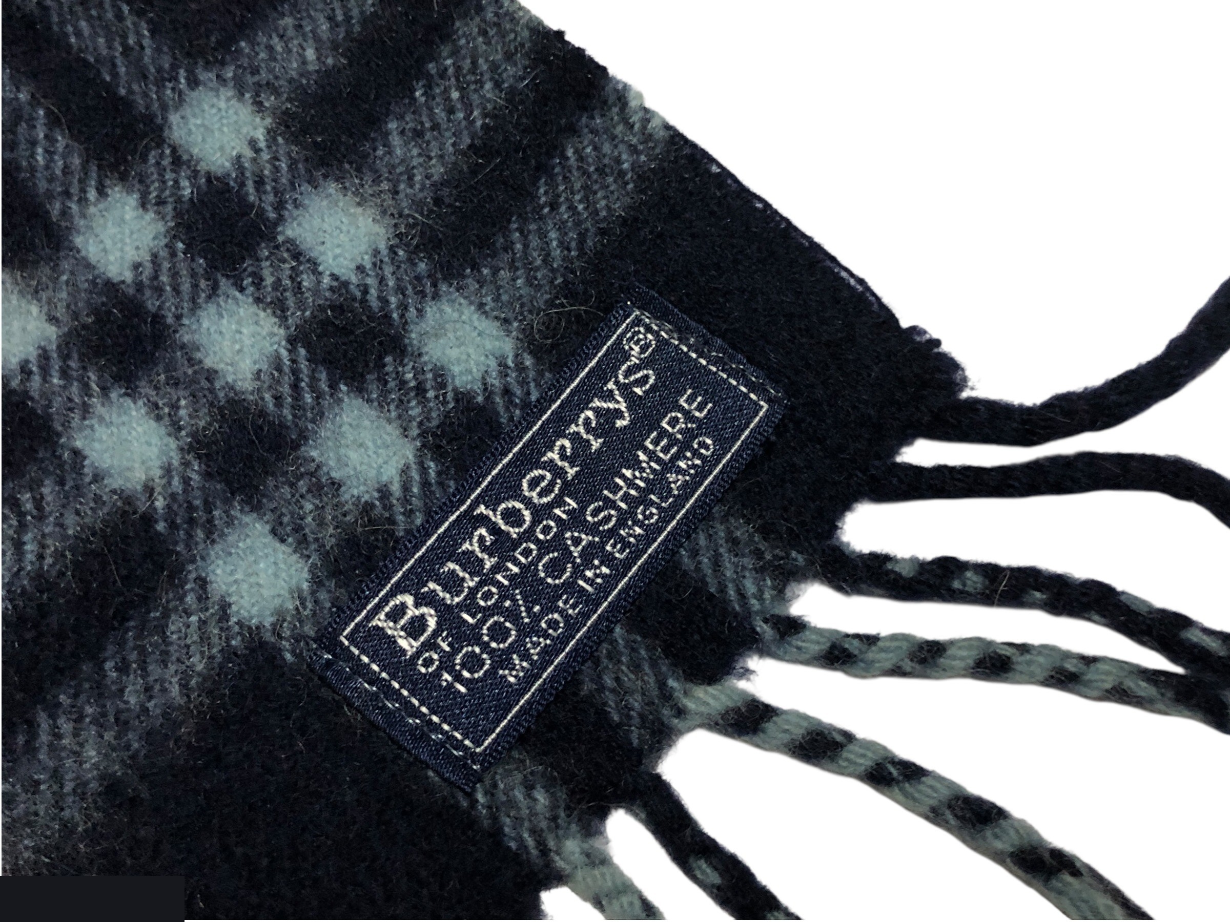 scarf, check pattern, 100% cashmere. — view 3