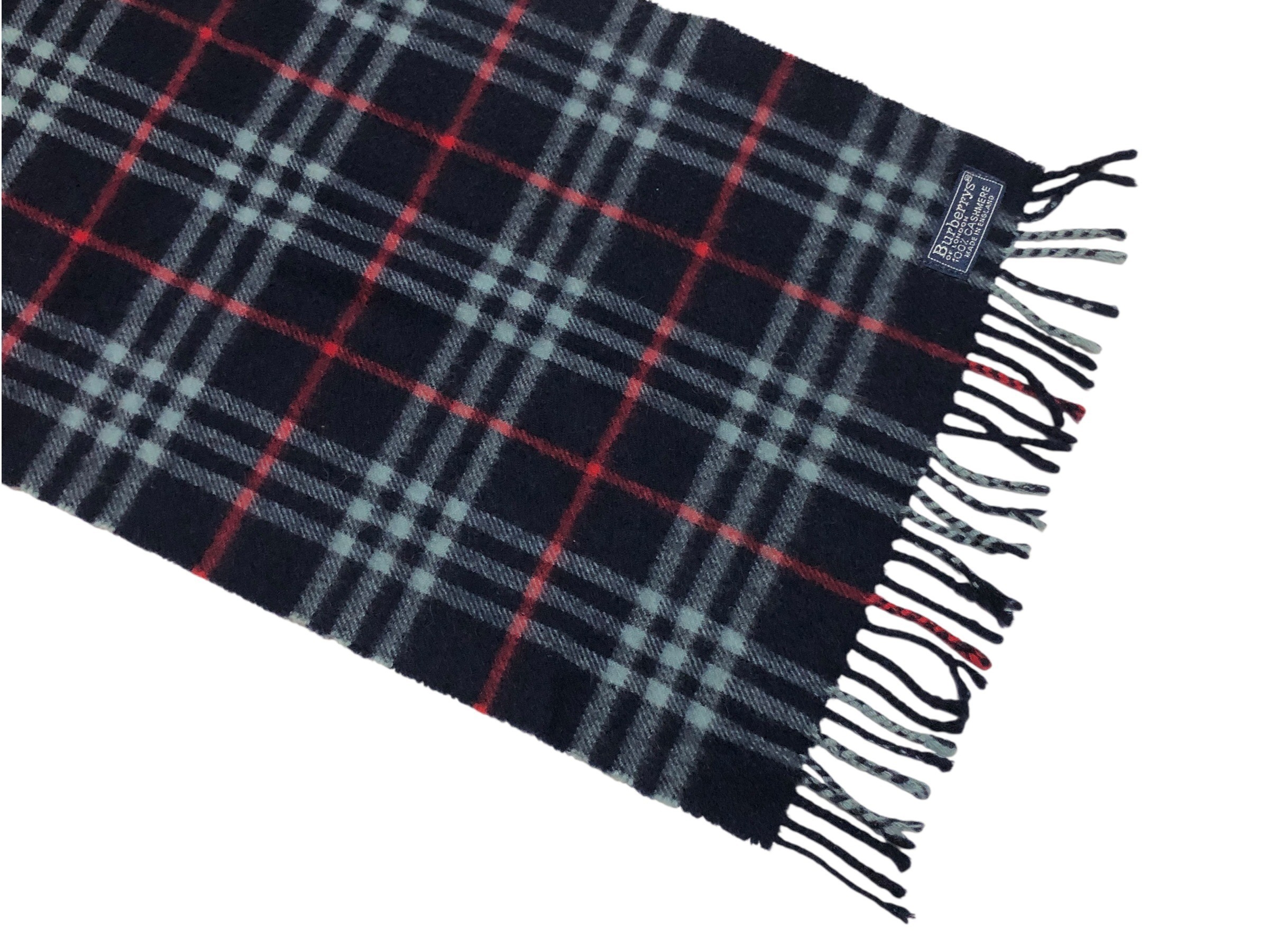 scarf, check pattern, 100% cashmere. — view 6