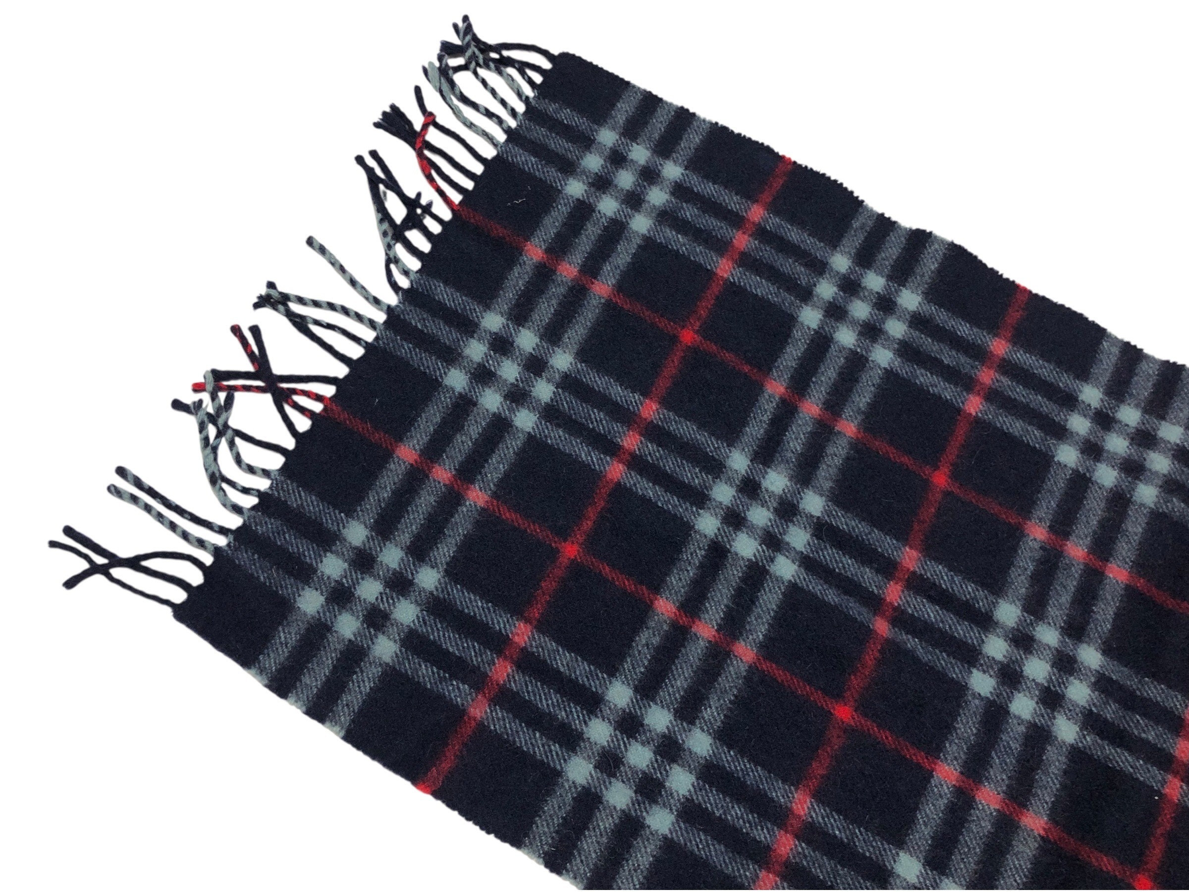 scarf, check pattern, 100% cashmere. — view 8