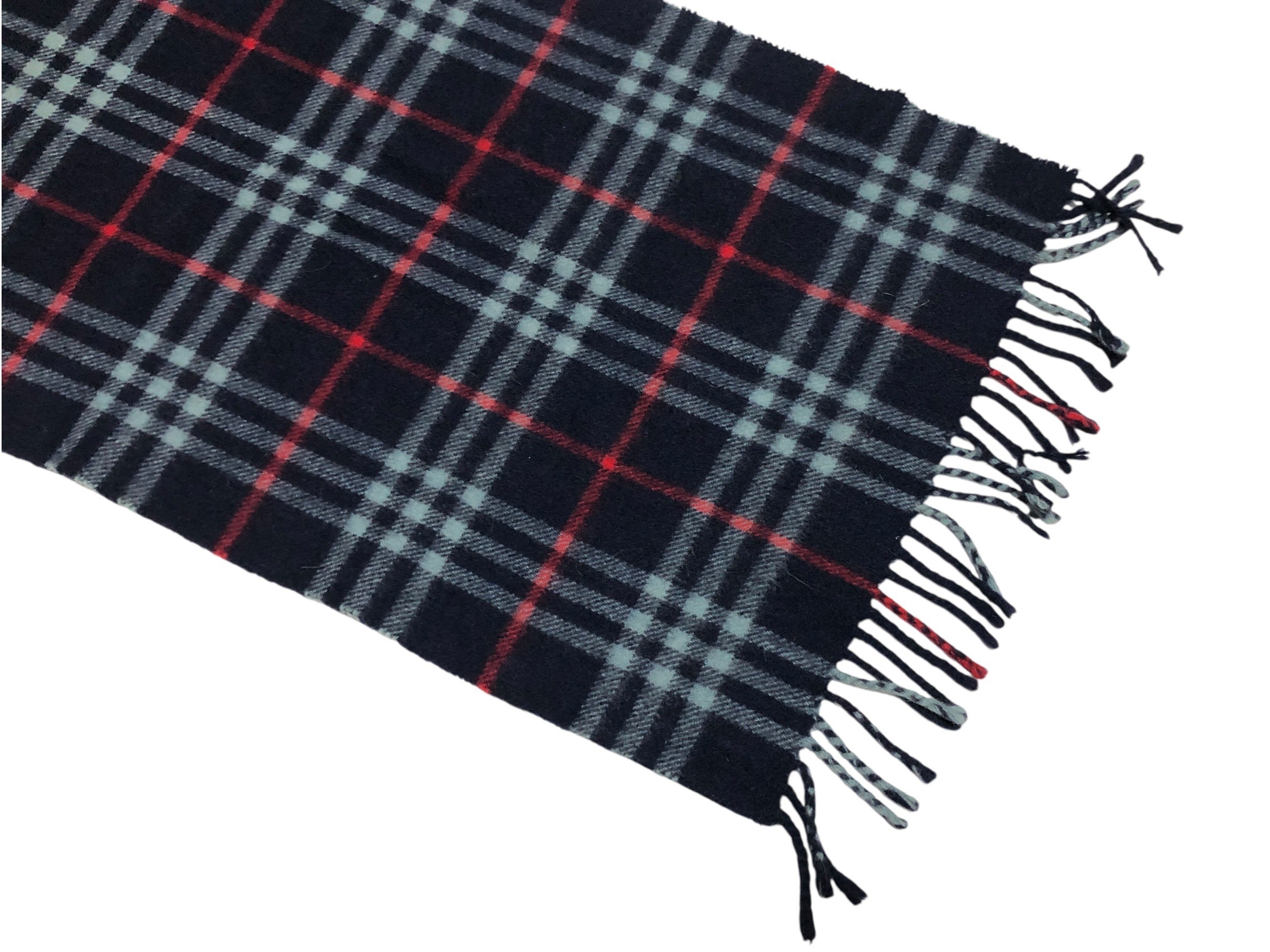 scarf, check pattern, 100% cashmere. — view 9