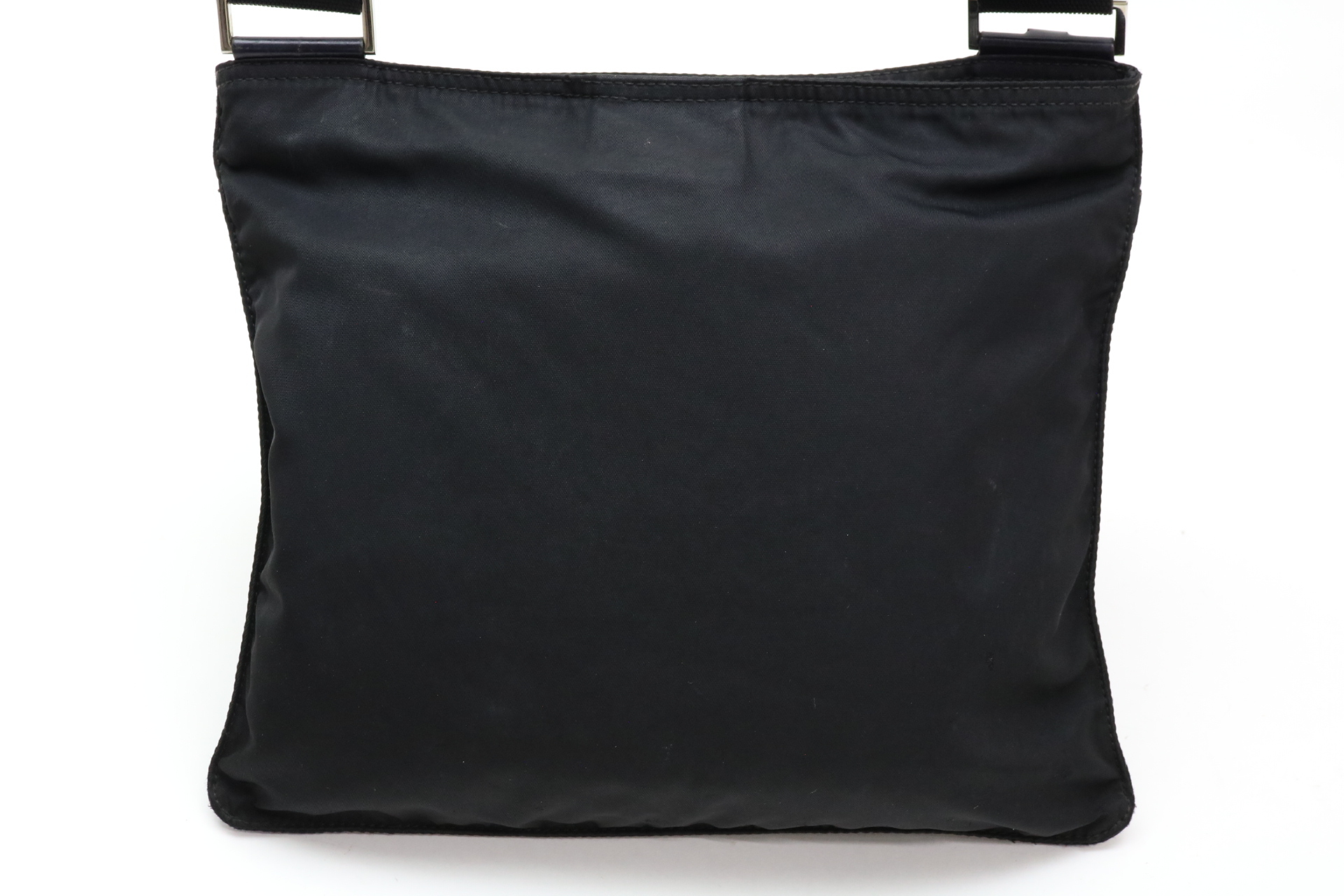 Triangle Logo Nylon Shoulder Bag — view 2