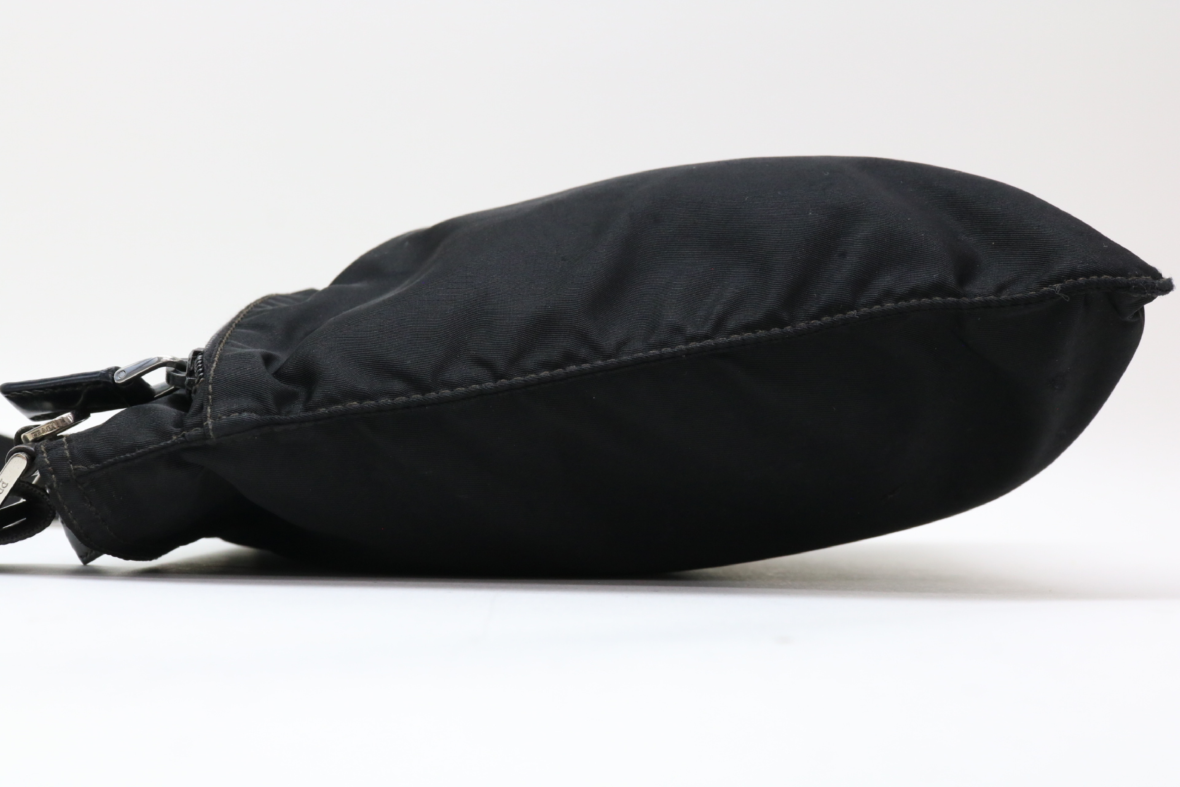 Triangle Logo Nylon Shoulder Bag — view 3