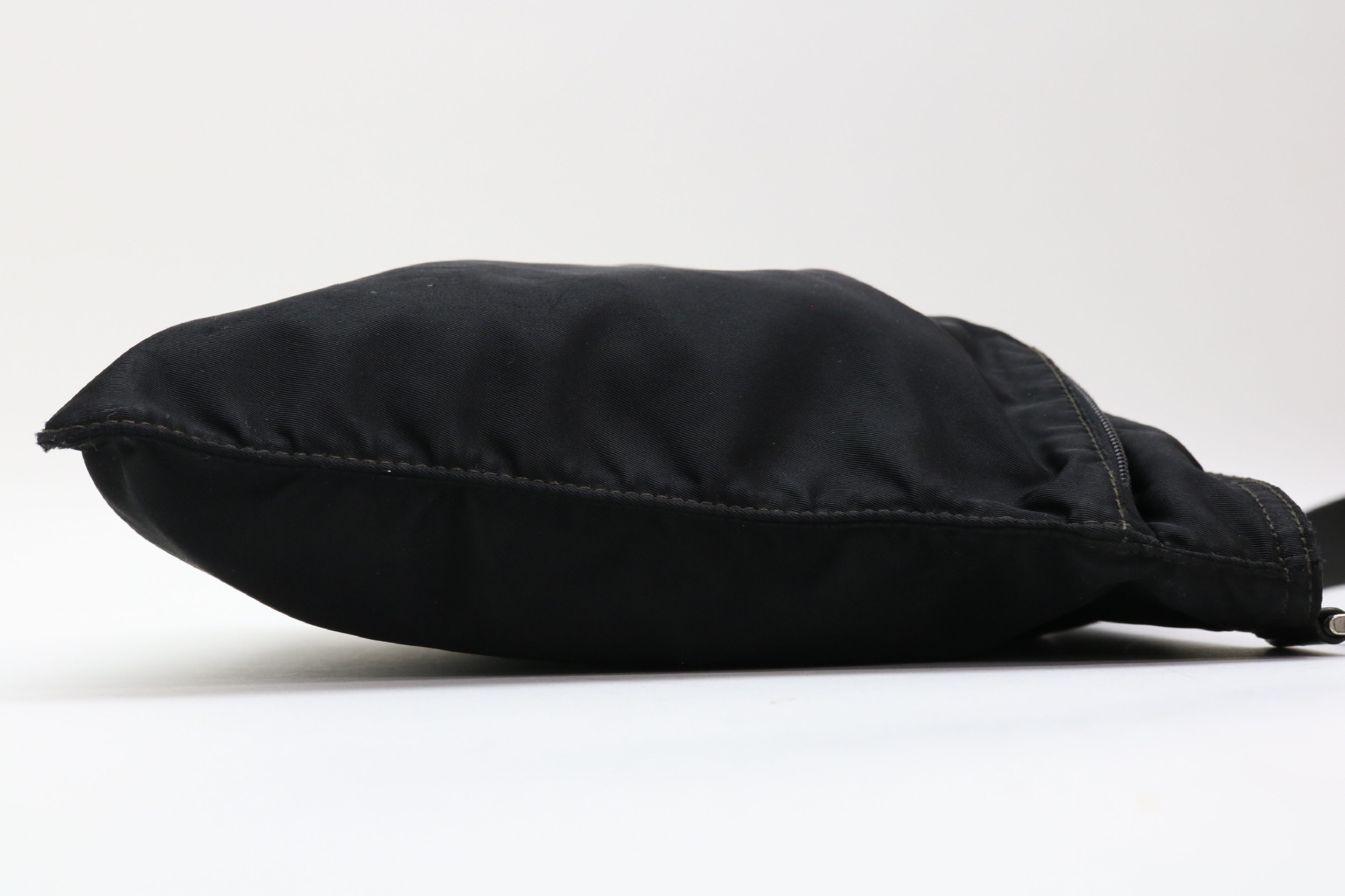 Triangle Logo Nylon Shoulder Bag — view 4