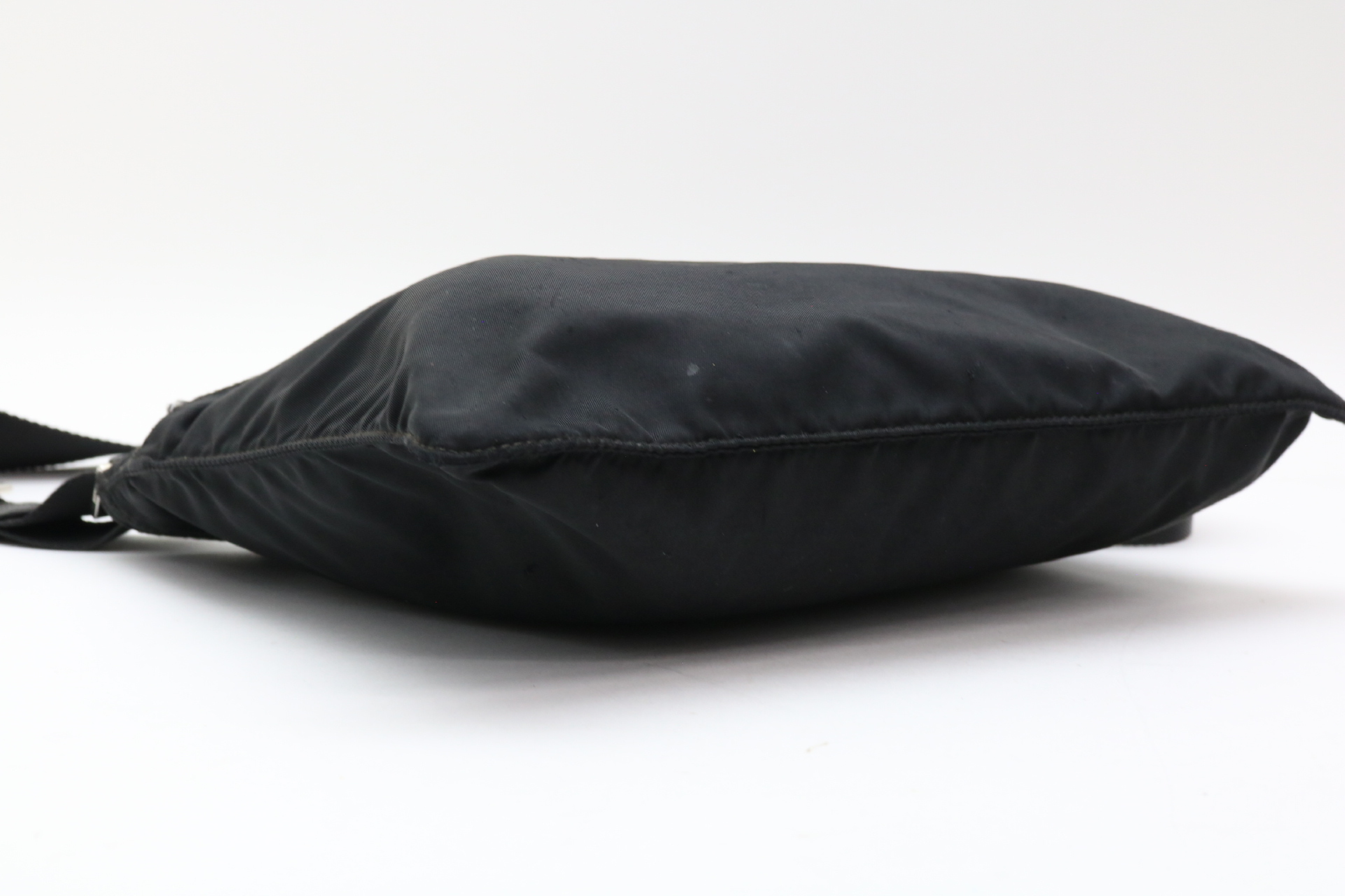 Triangle Logo Nylon Shoulder Bag — view 5