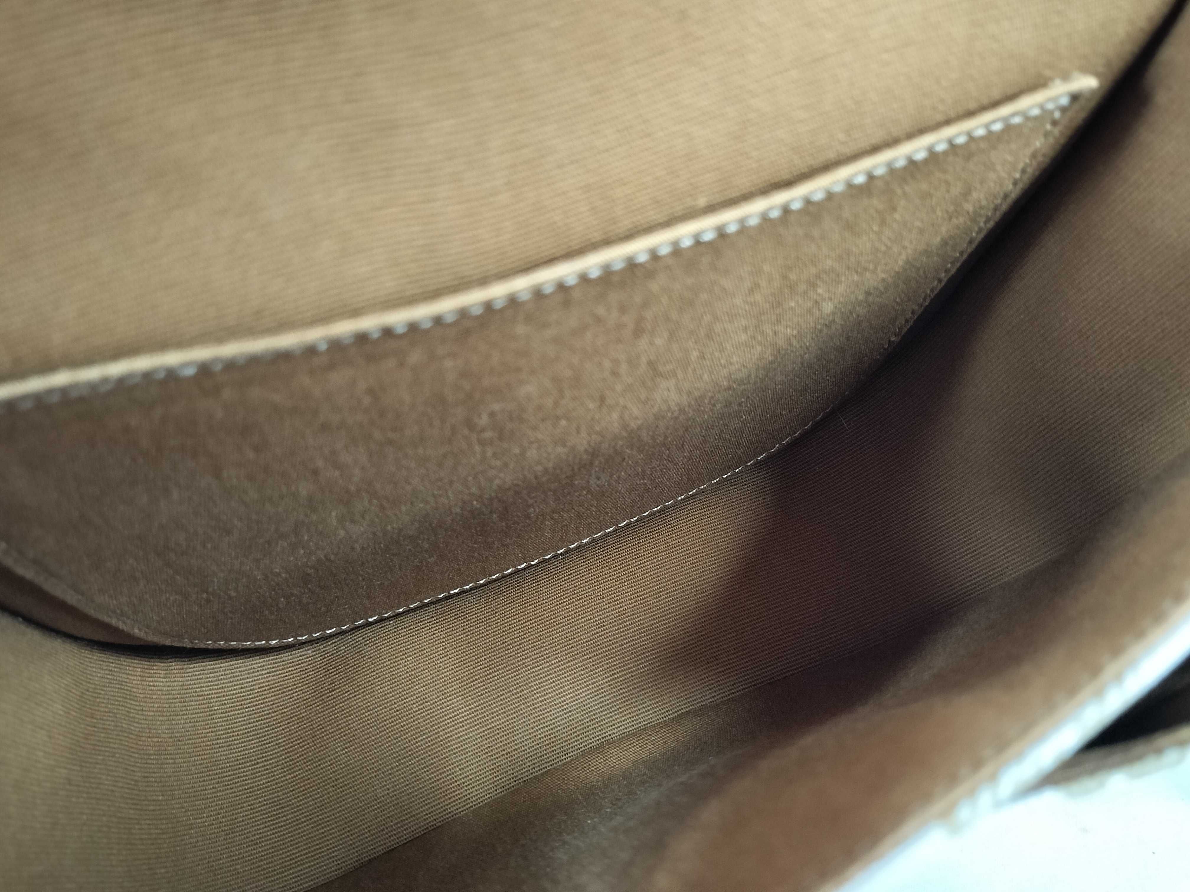 Medium Folco Bag 191502 Leather White Shoulder Bag — view 10