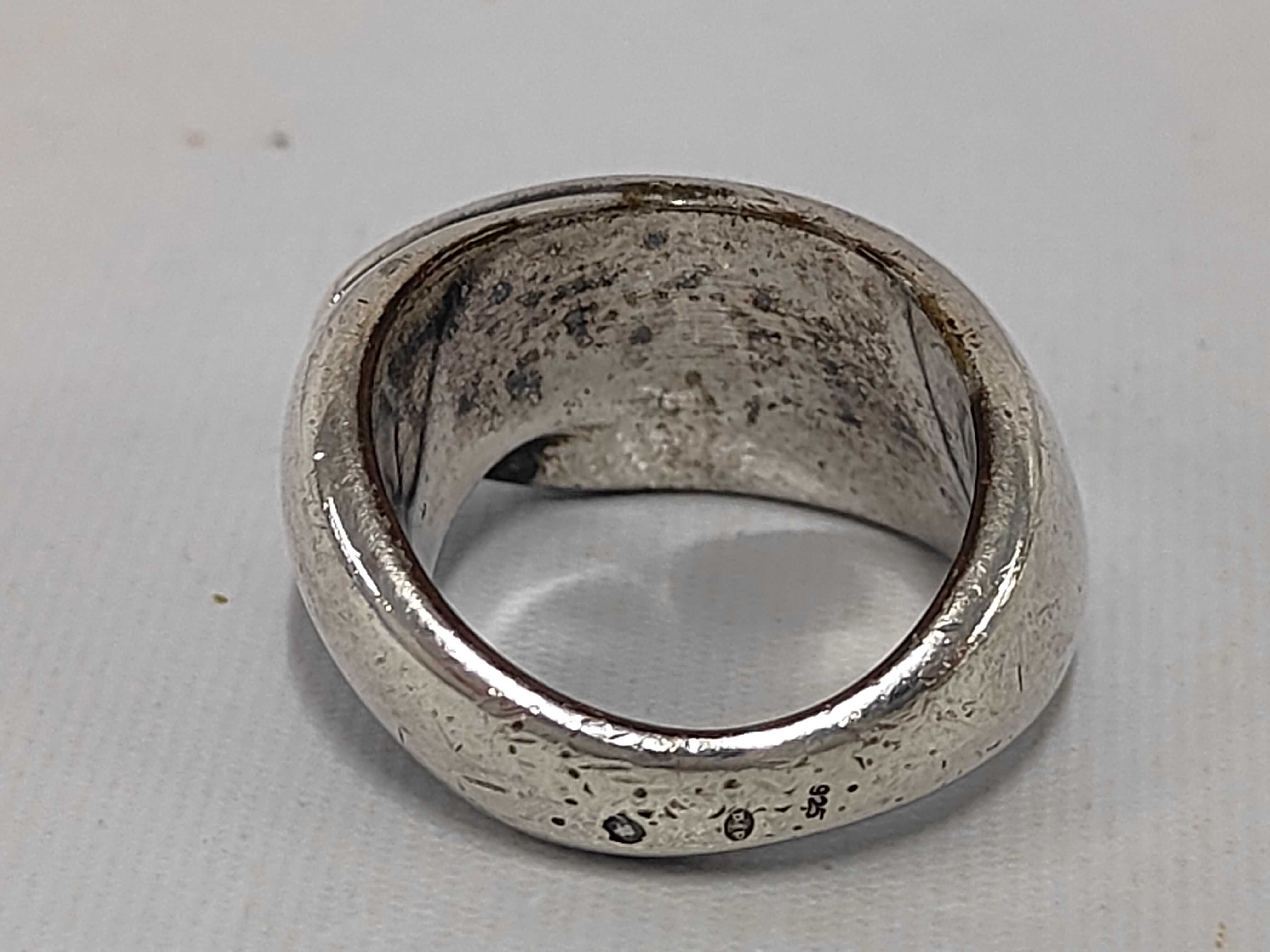 logo ring, SV925, size 10. — view 3