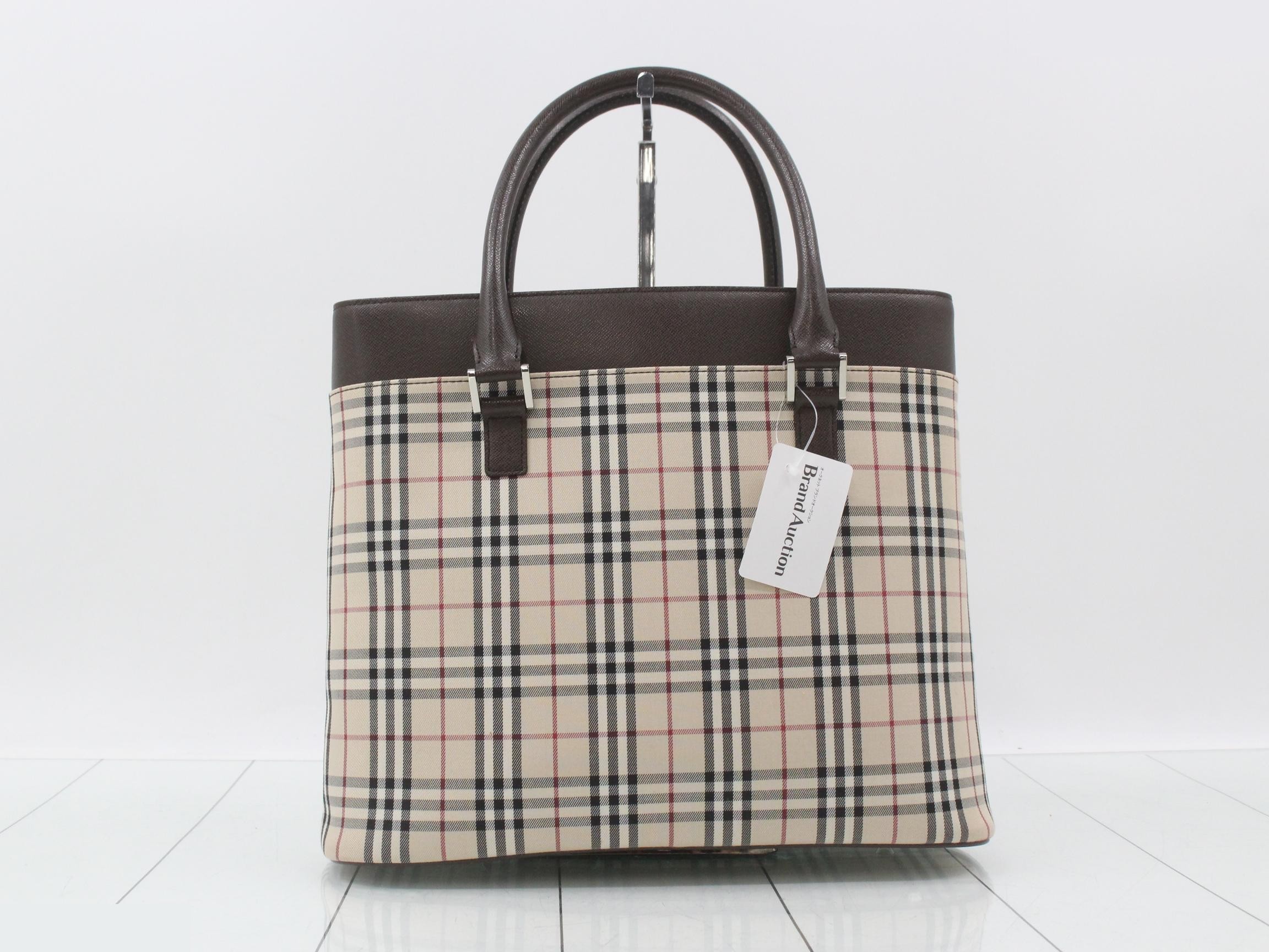 tote bag, check pattern — view 2