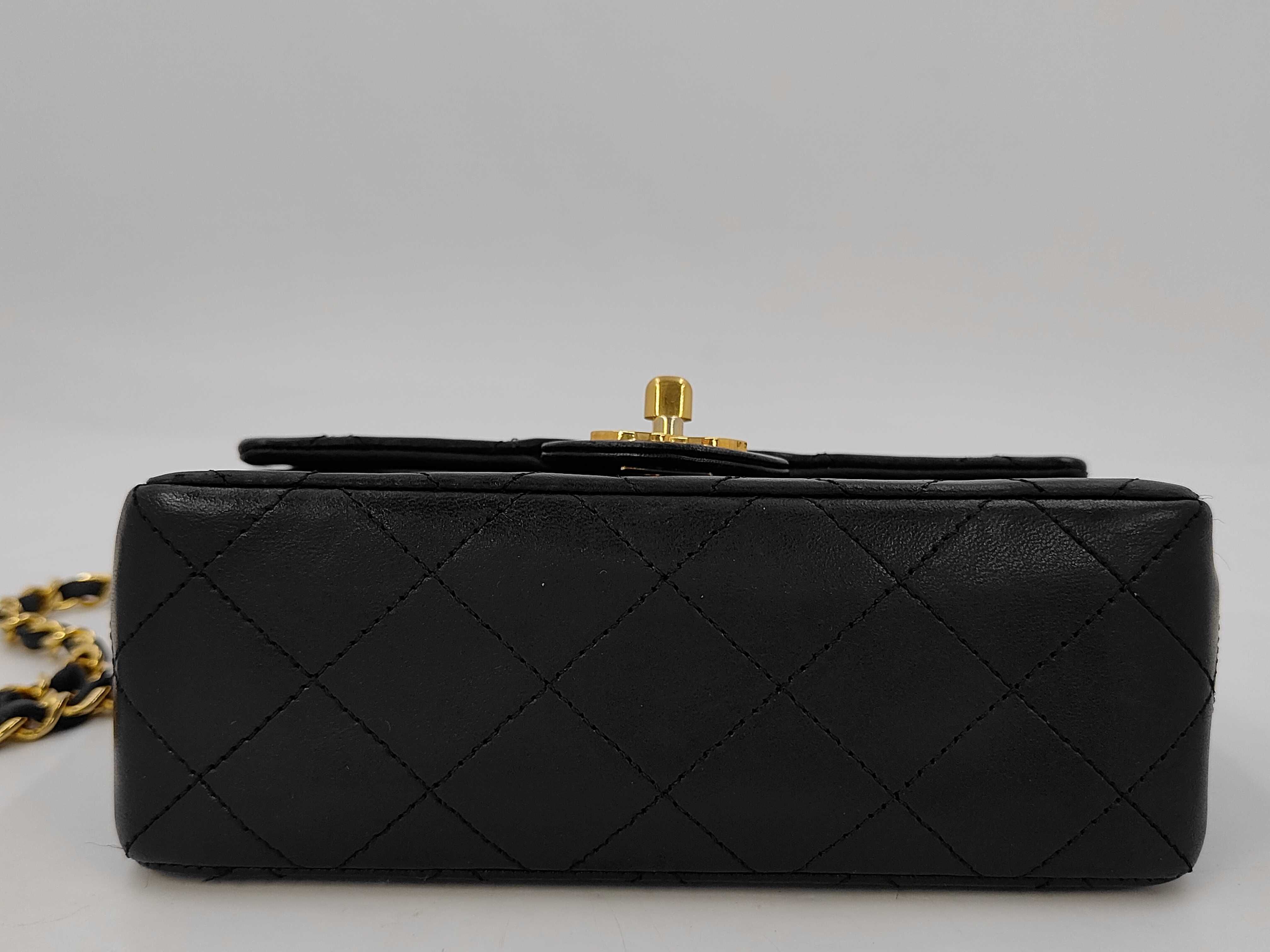 Mini Matelassé Chain Shoulder Bag with Guarantee Card (Serial Number 1) — view 4
