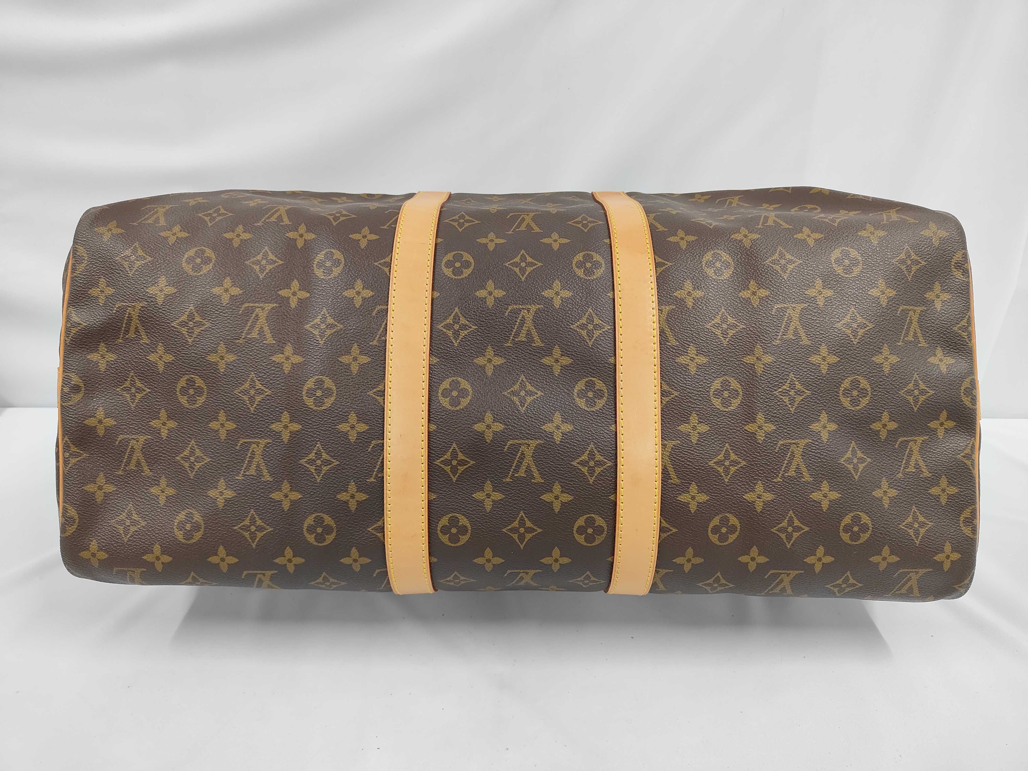 Monogram Keepall Bandoulière 55 Boston Bag — view 3