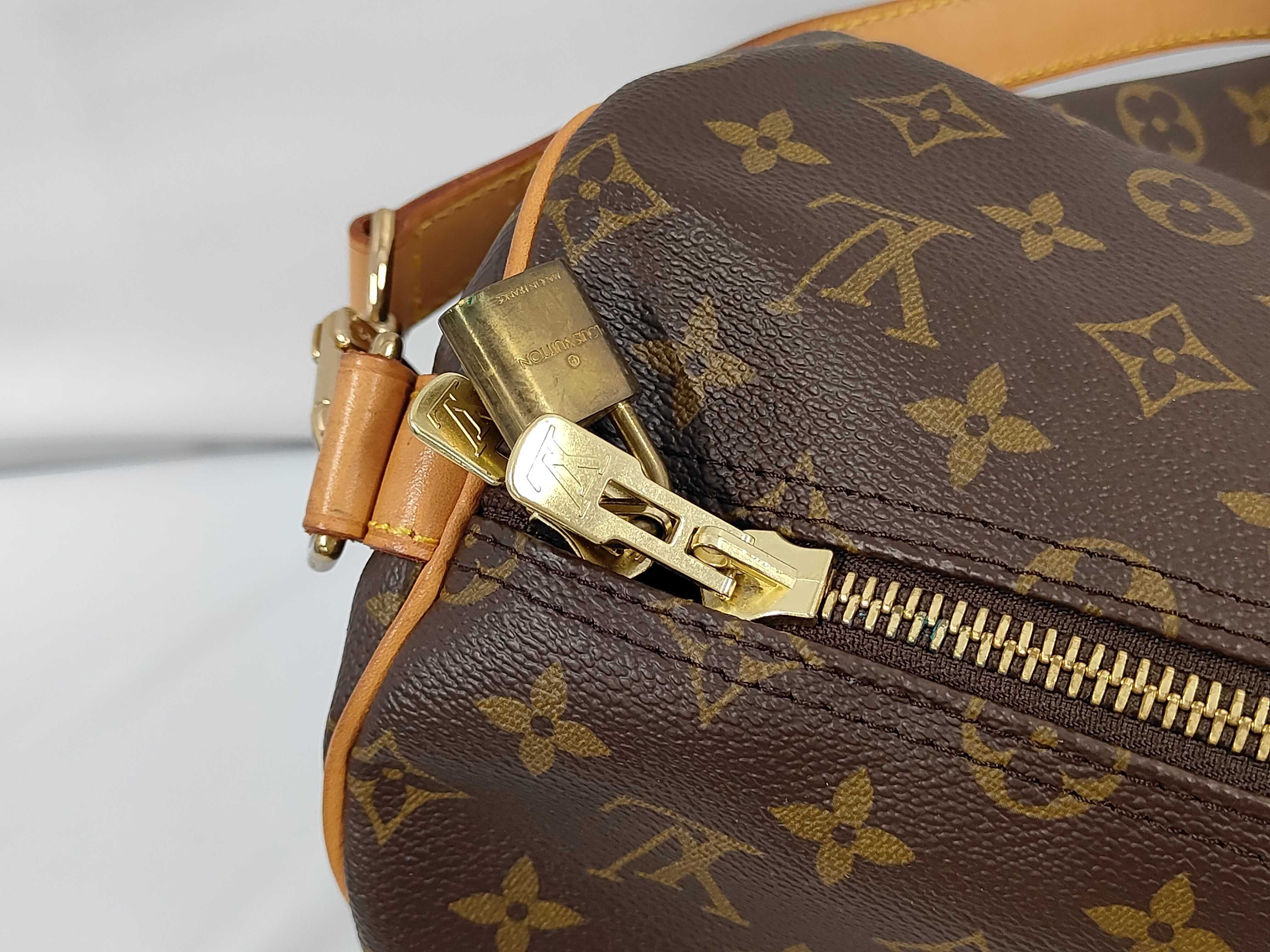 Monogram Keepall Bandoulière 55 Boston Bag — view 8