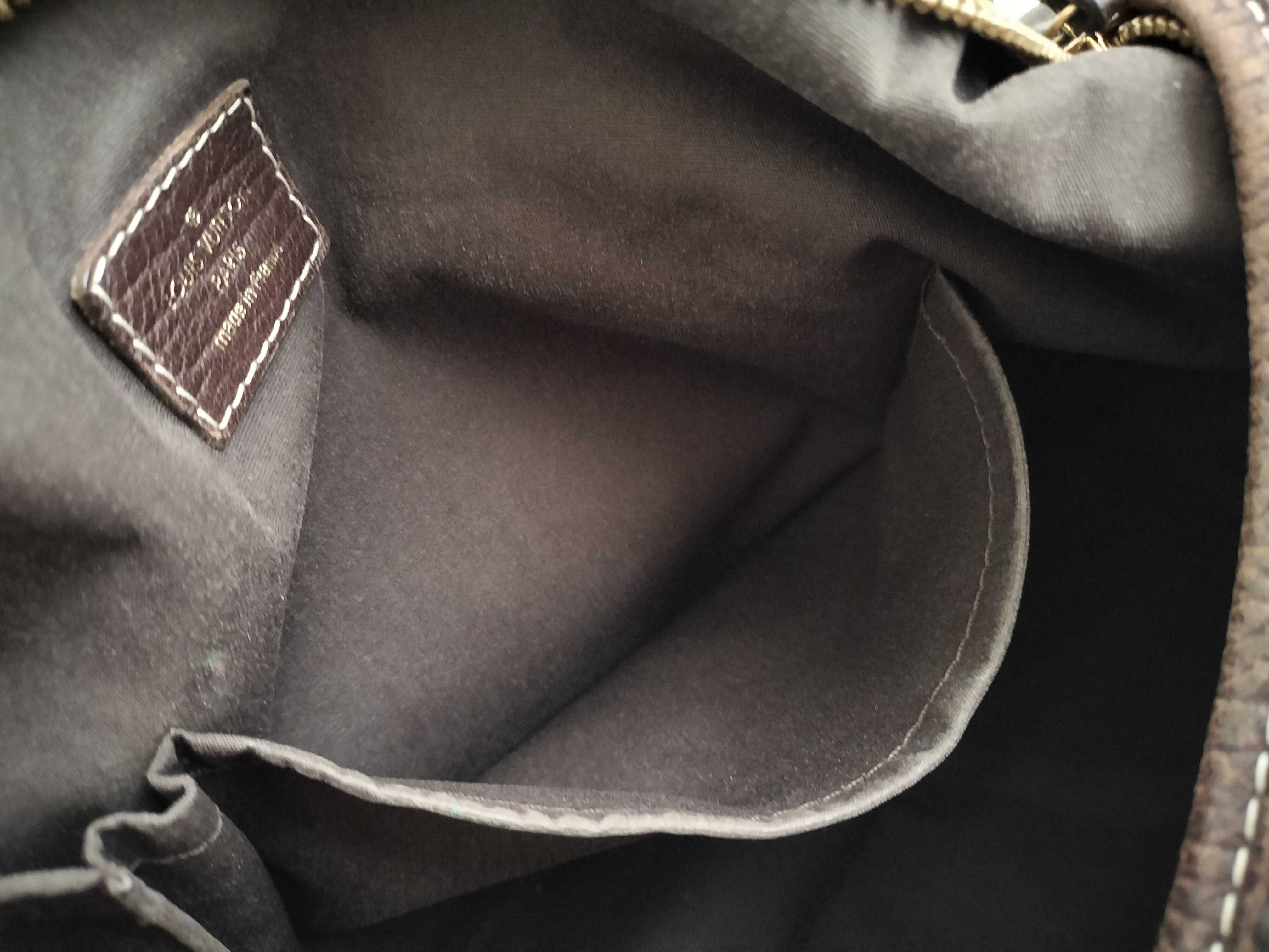 Monogram Mini Louis Vuitton Black Monogram Mini Manon MM M95619 Shoulder Bag — view 11