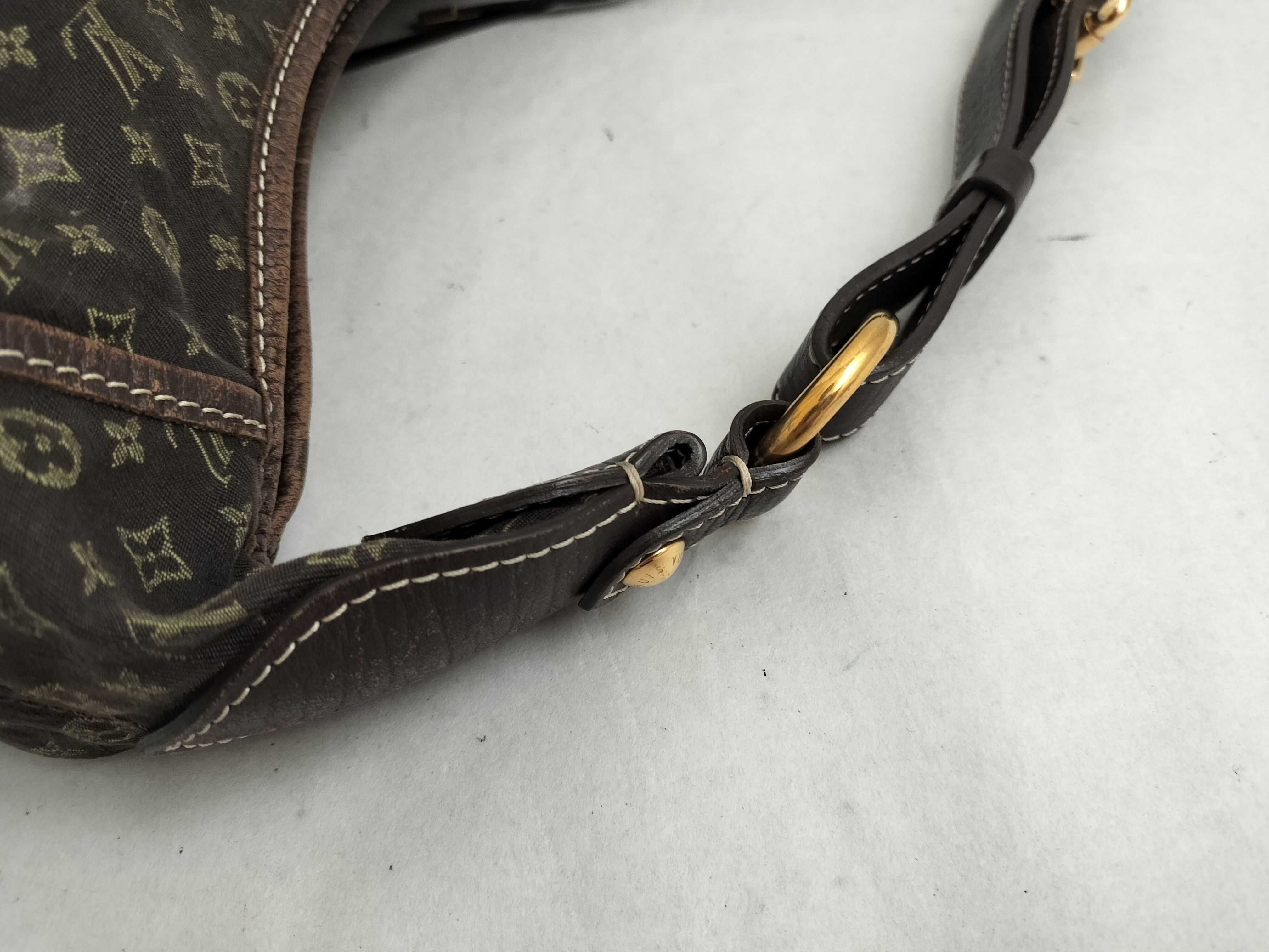 Monogram Mini Louis Vuitton Black Monogram Mini Manon MM M95619 Shoulder Bag — view 5