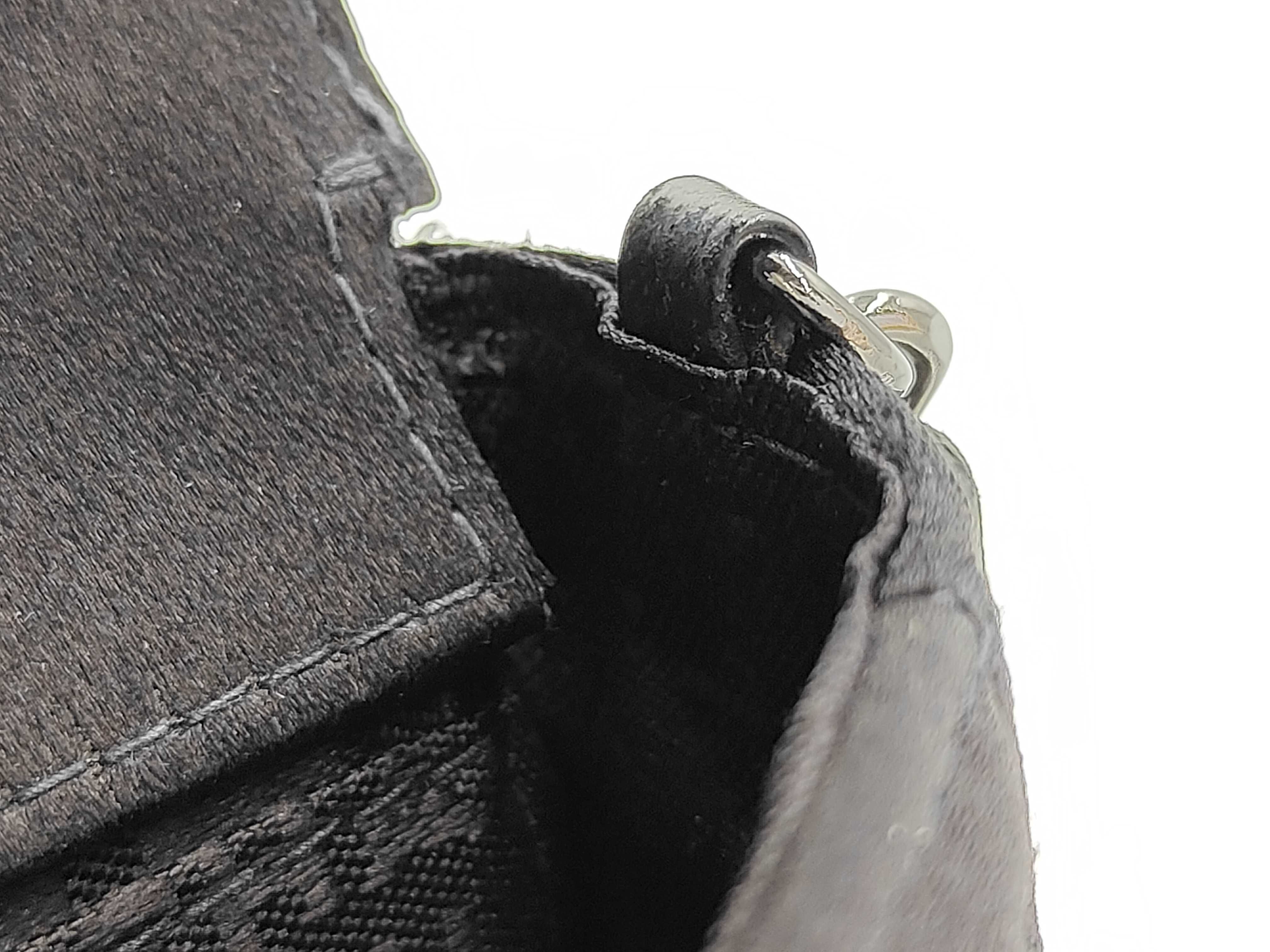 East West Satin Black SS Shoulder Bag — view 8