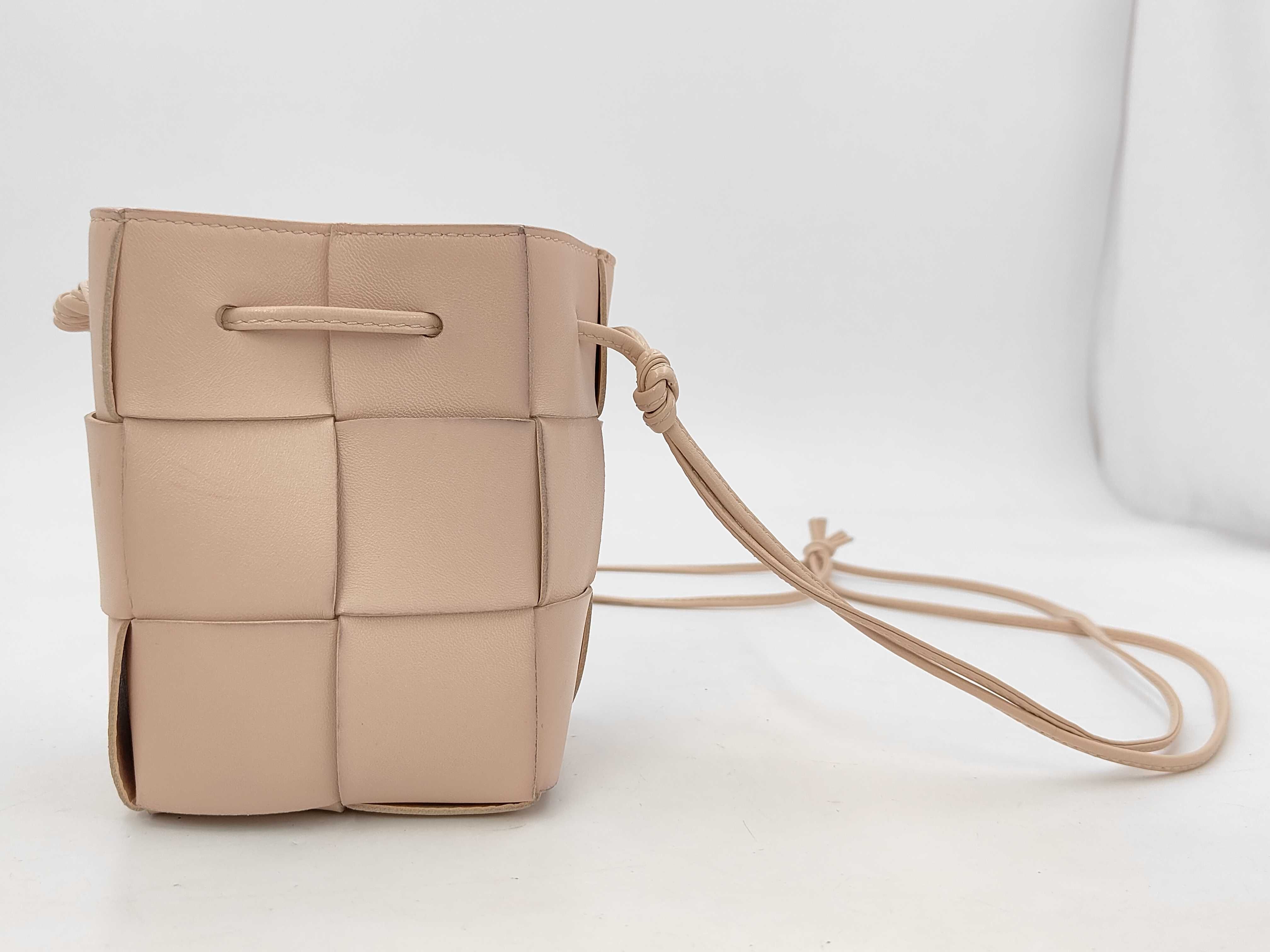 Mini Cassette Crossbody Bag Beige Shoulder Bag