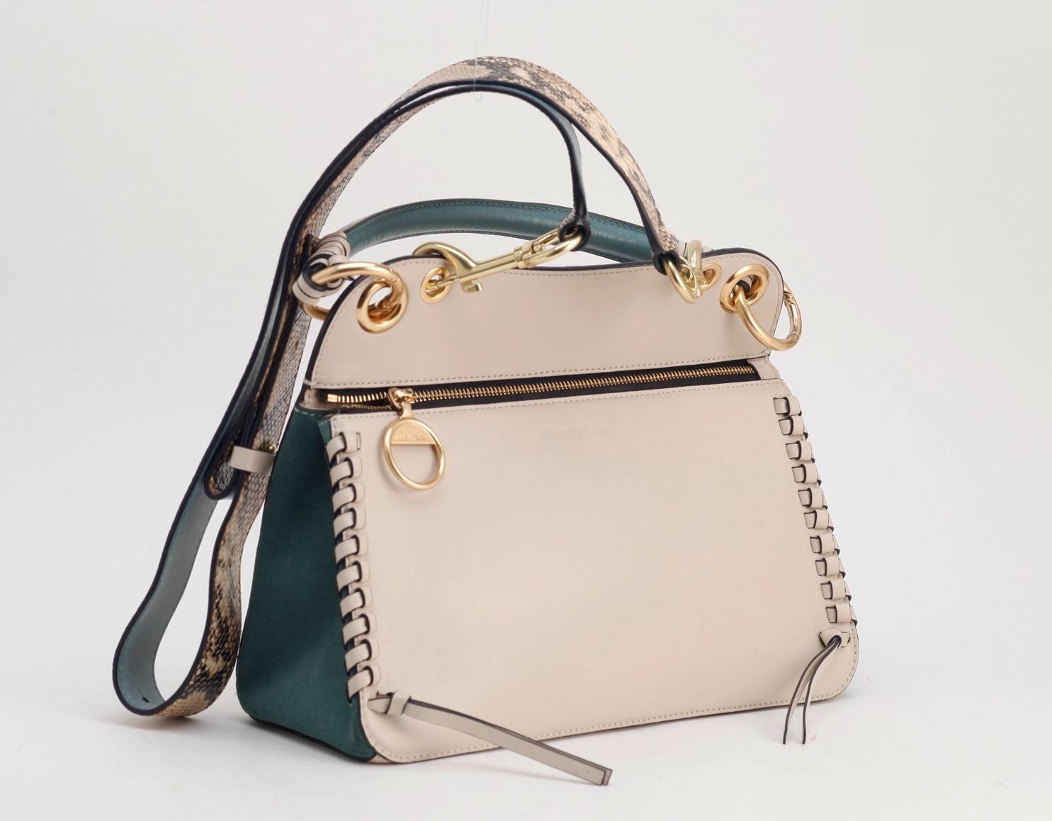 Two-tone 2-way shoulder bag — view 2