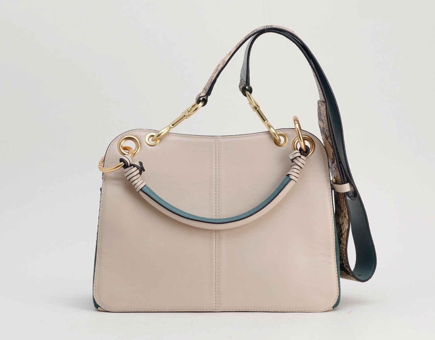 Two-tone 2-way shoulder bag — view 3