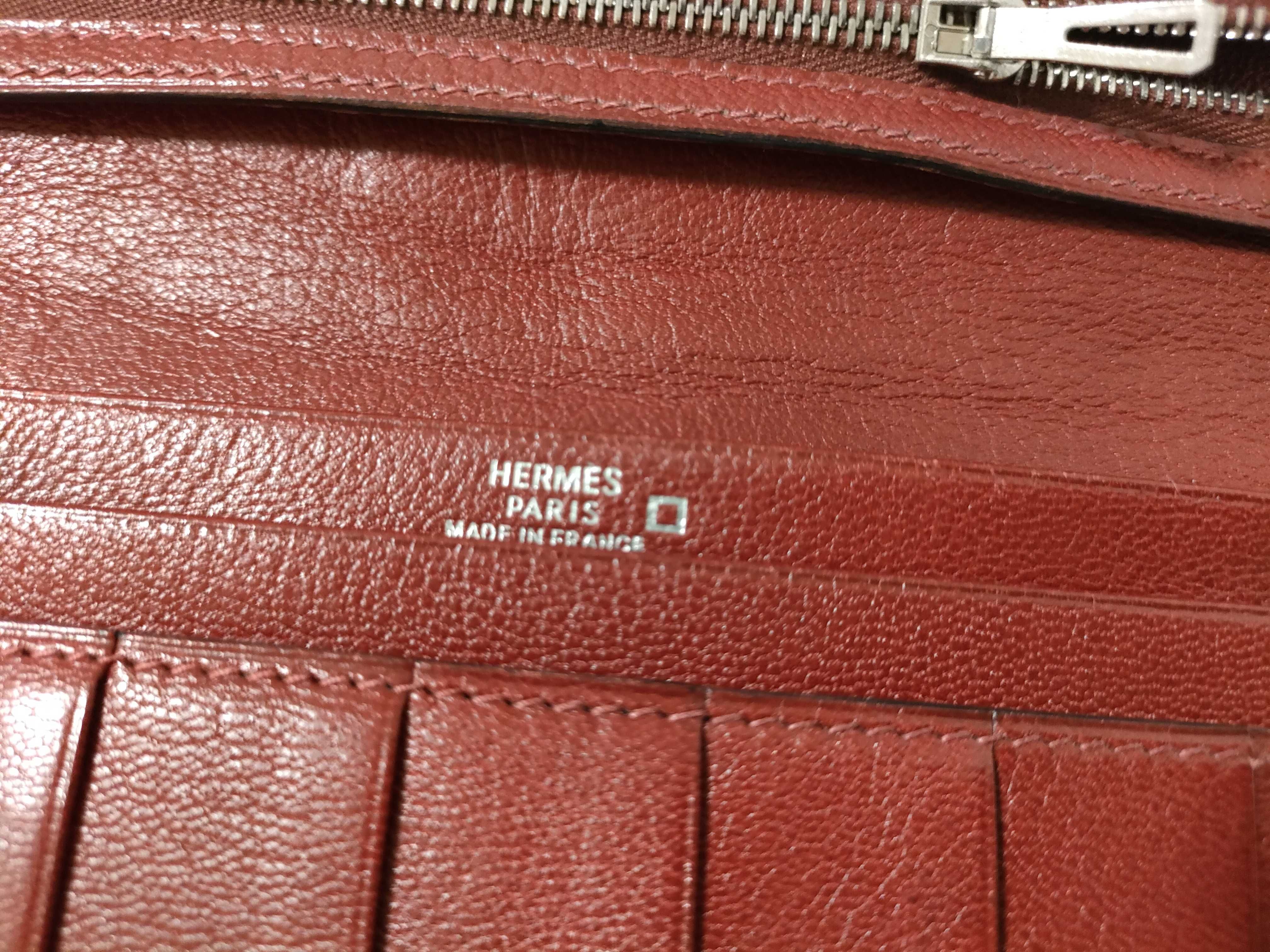 Bearn Classic Alligator Wallet E Rouge Silver Hardware — view 12